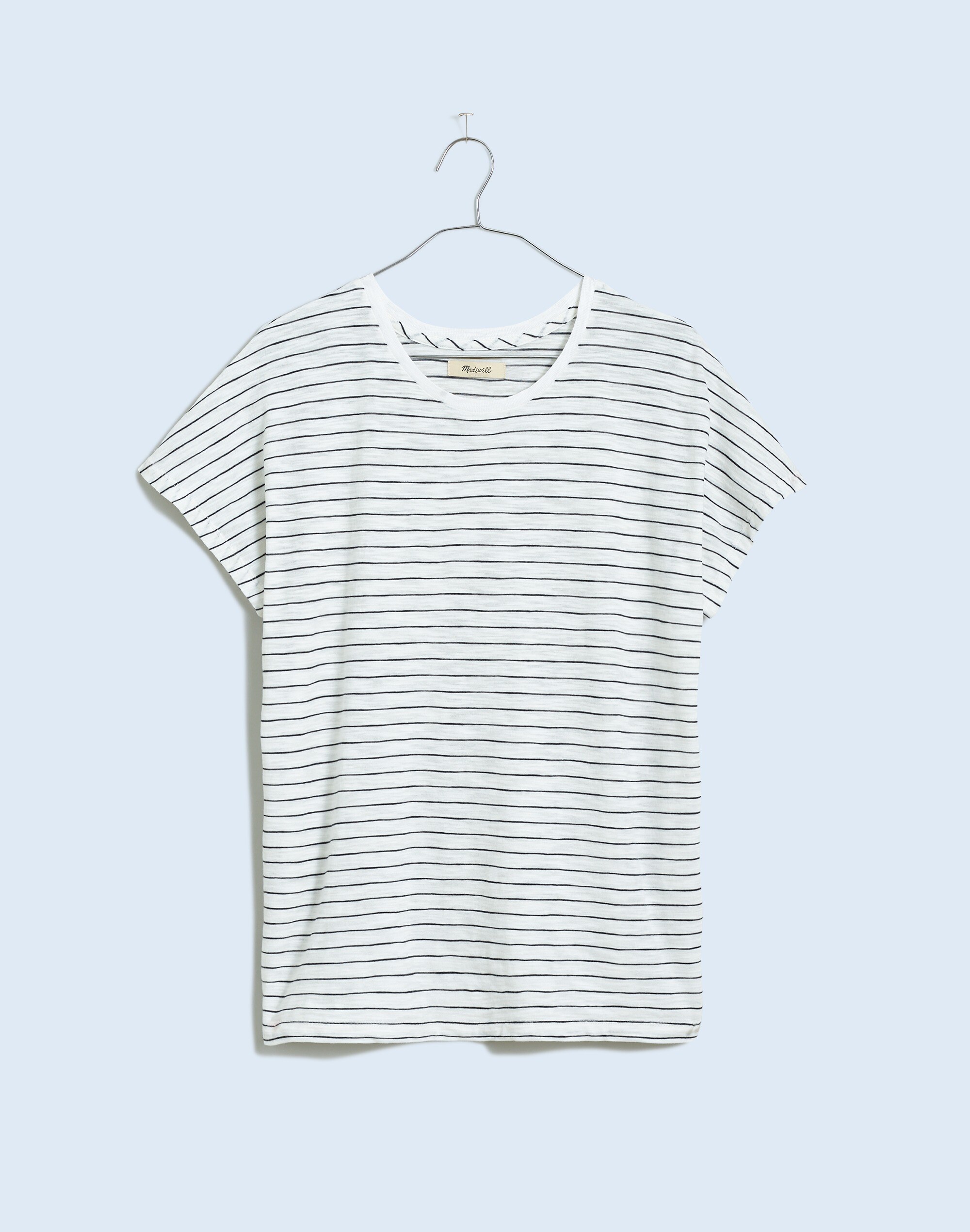 Dolman-Sleeve Crewneck Tee in Slub | Madewell