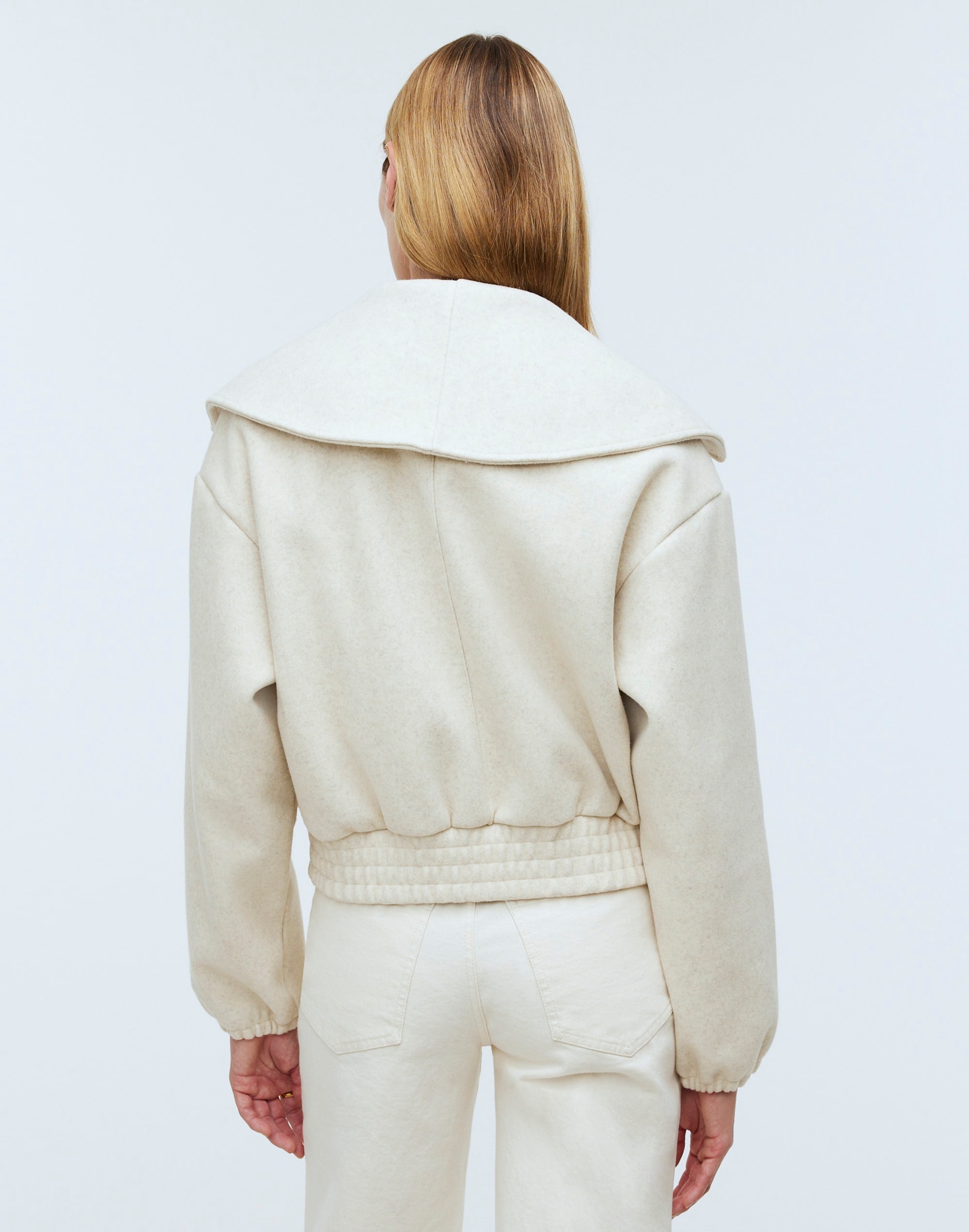 Zip-Front Shawl Bomber Jacket | Madewell