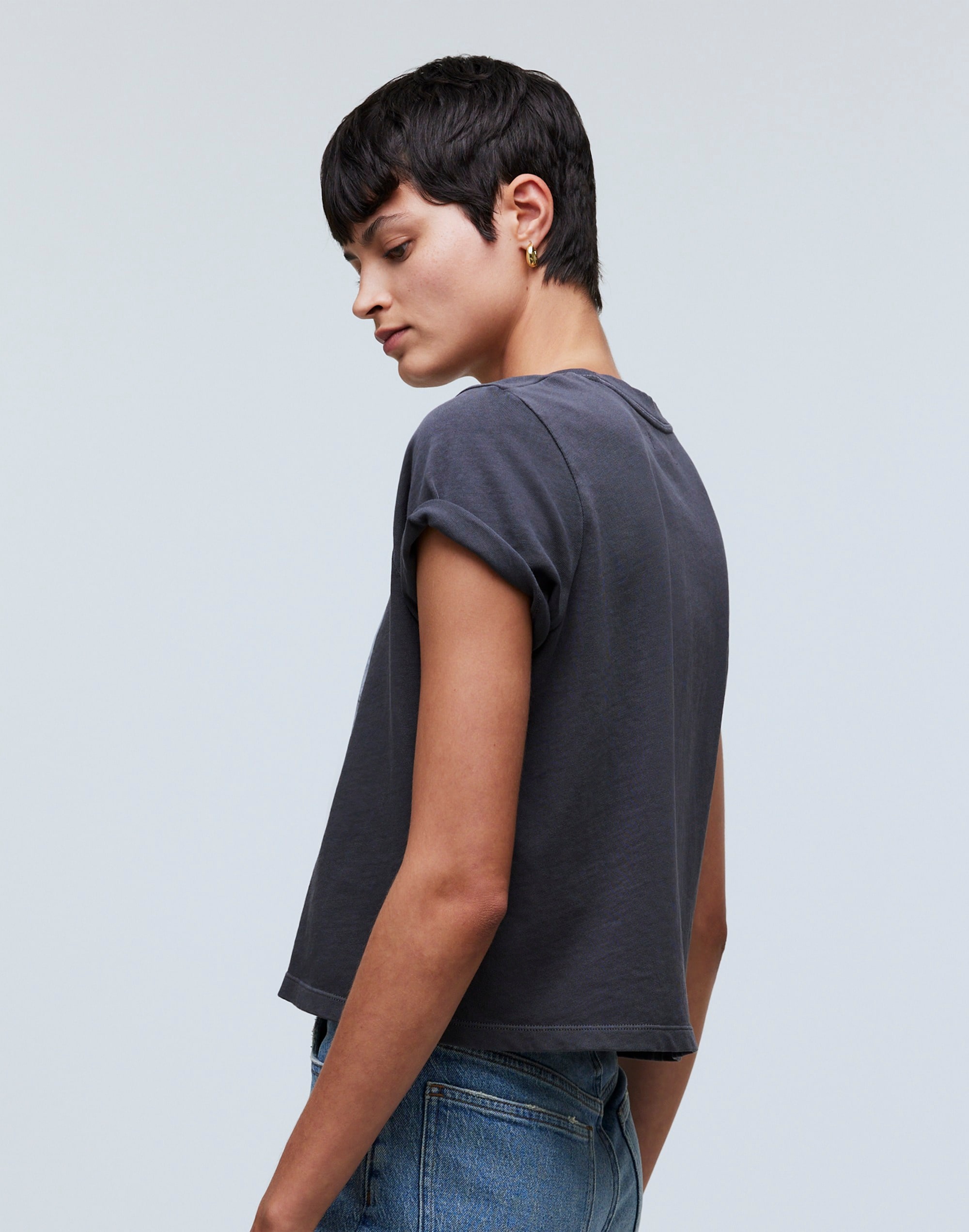 Boxy-Crop Graphic Tee