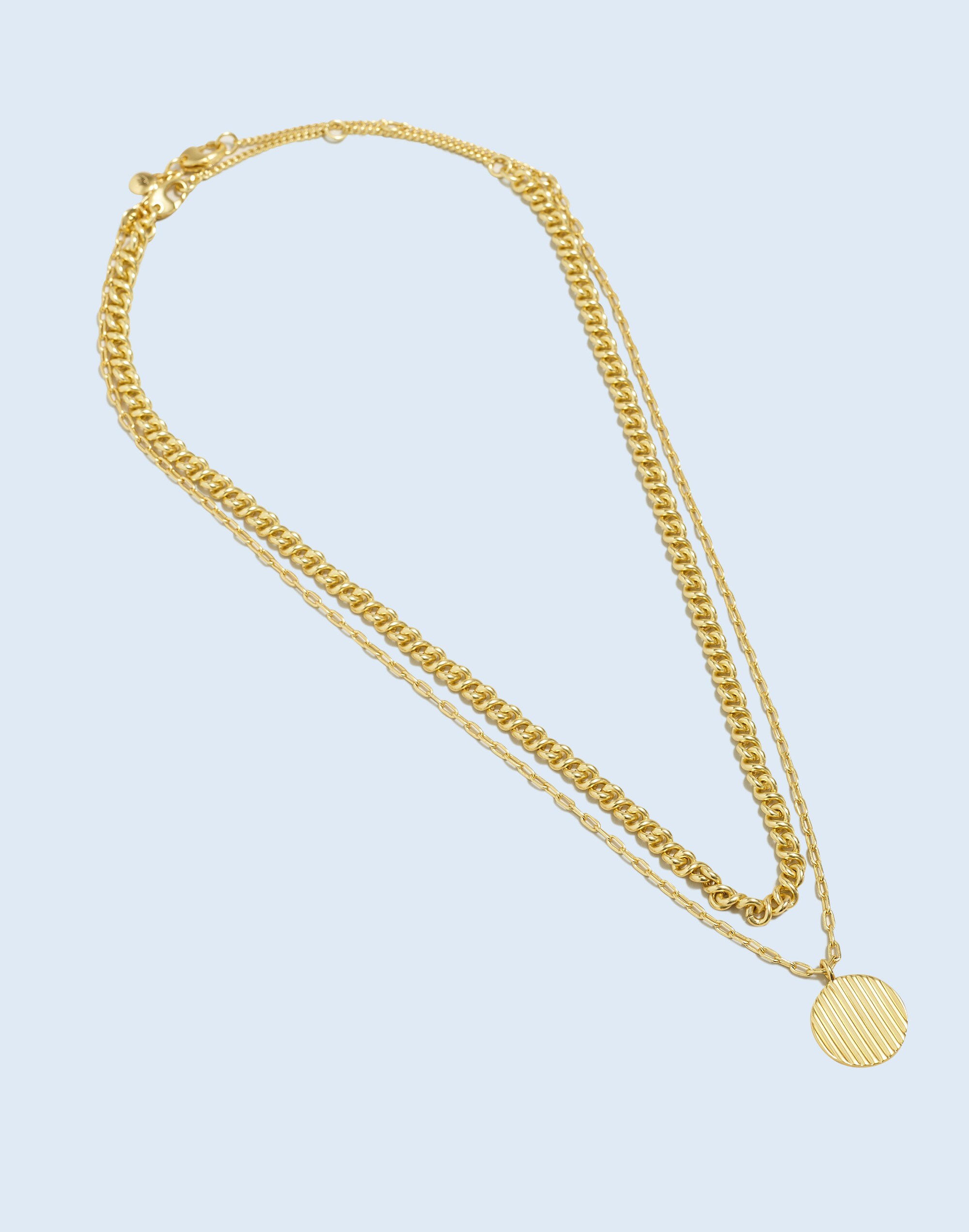 Two-Pack Twisted Chain Necklace Set