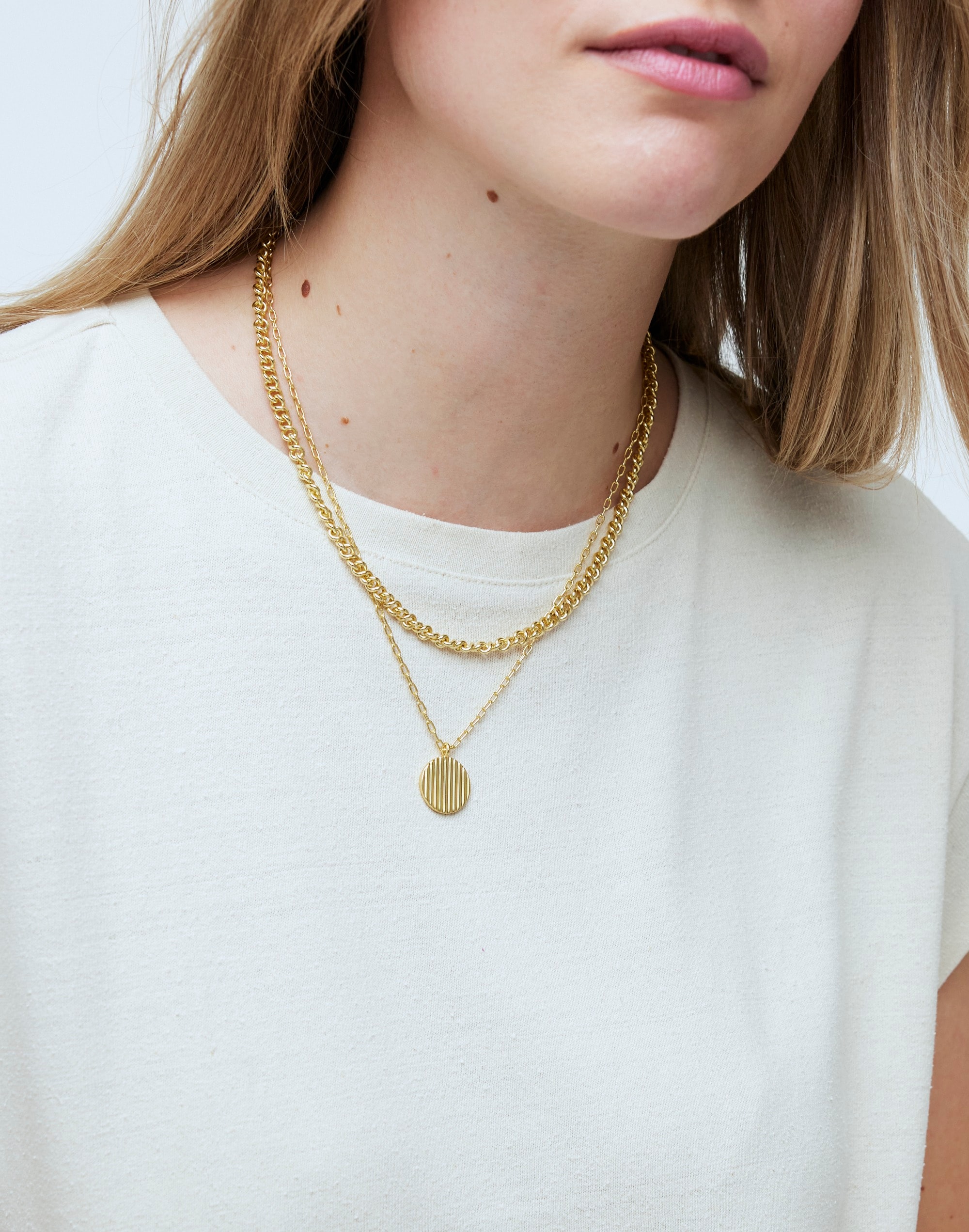 Two-Pack Twisted Chain Necklace Set