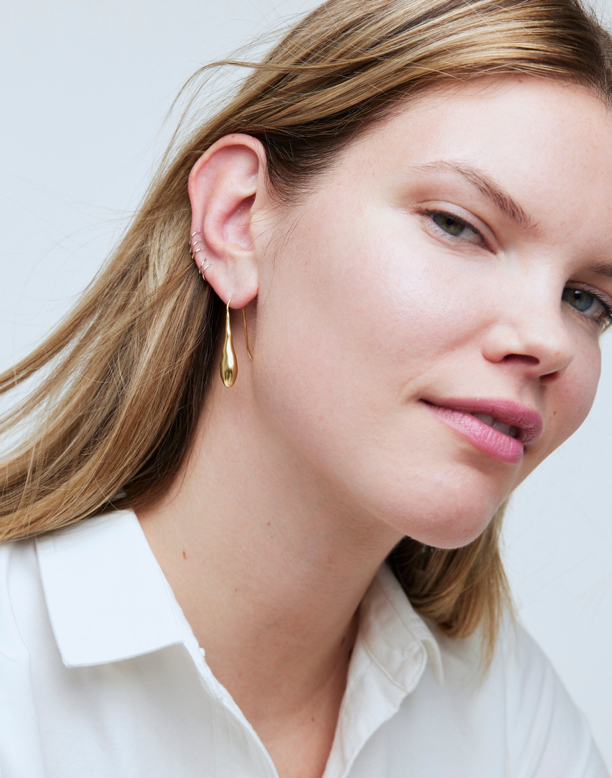 Molten Drop Statement Earrings