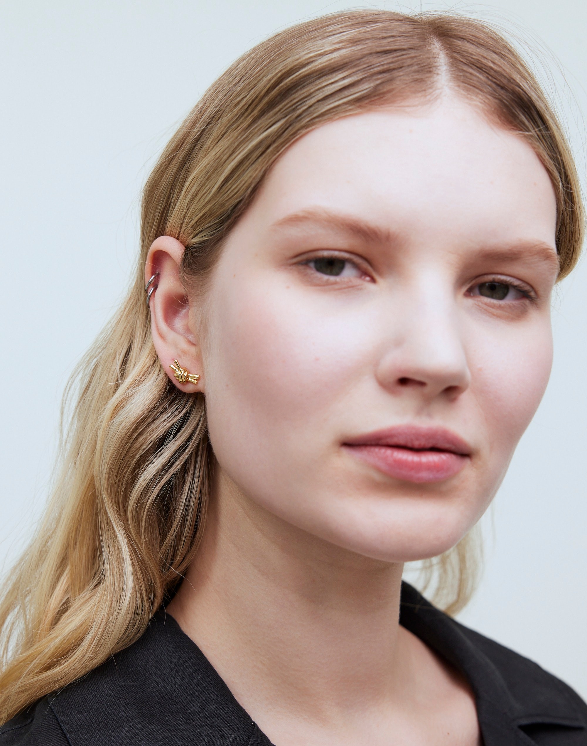 Knotted Small Stud Earrings