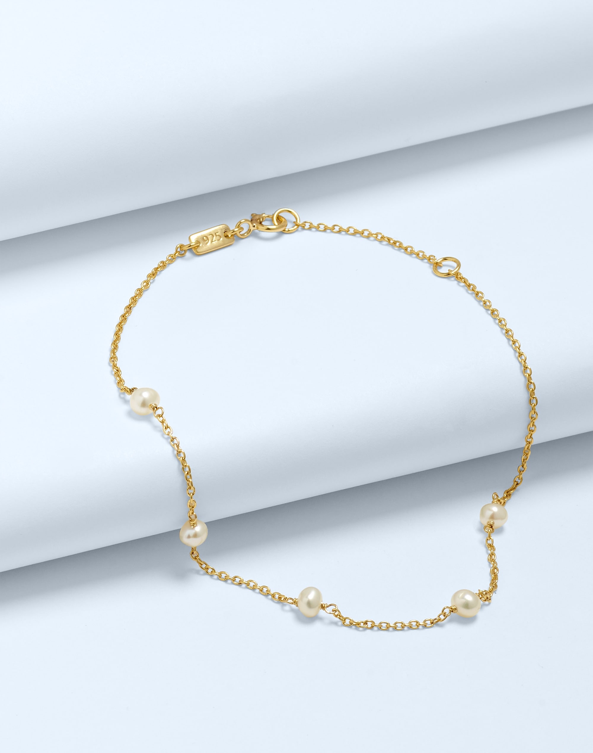 Freshwater Pearl Station Bracelet