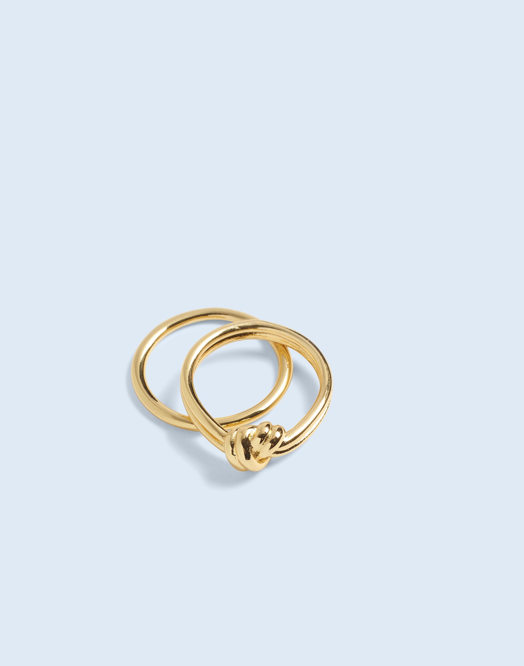 Knotted Stacking Ring Set