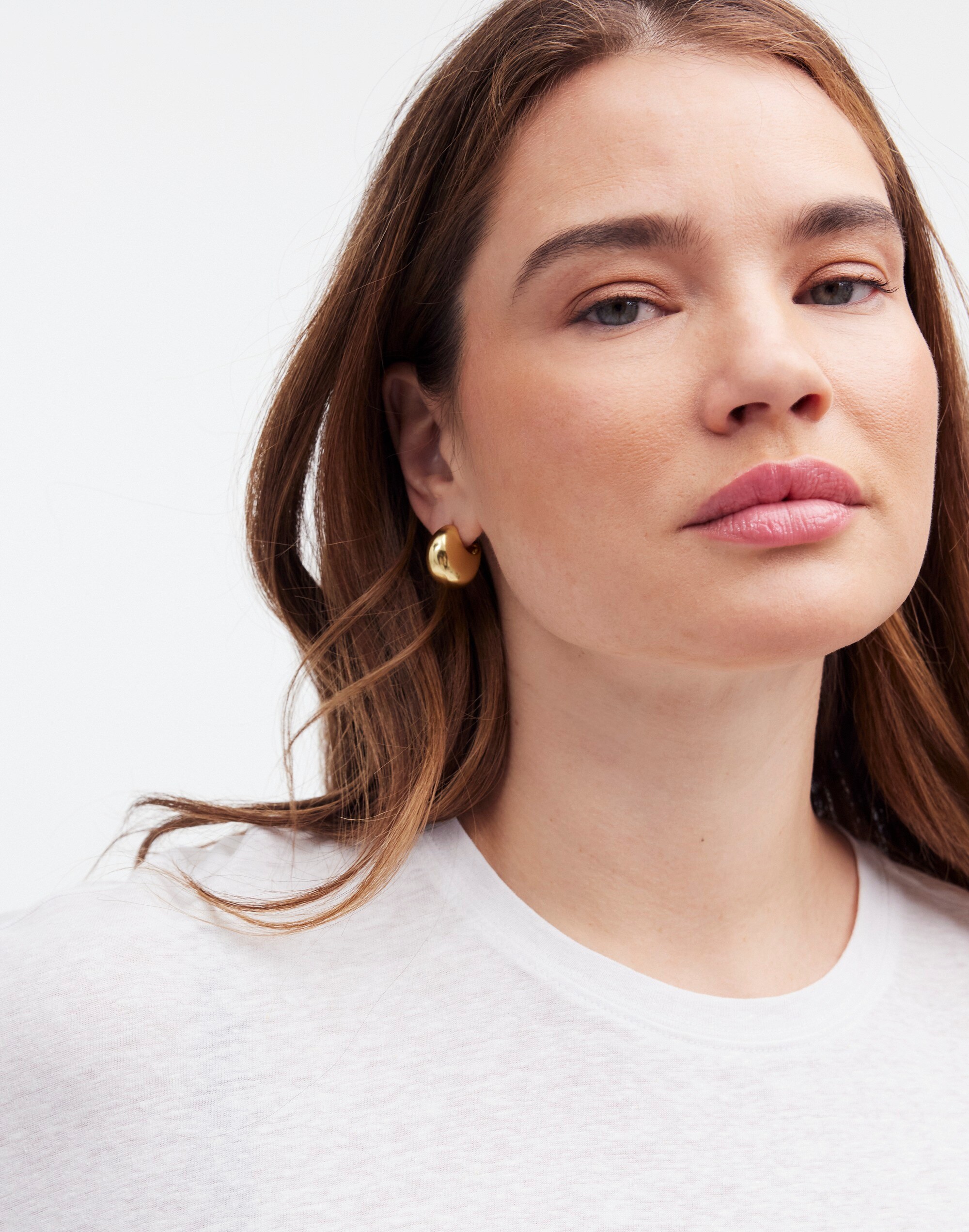 Sculptural Chunky Hoop Earrings