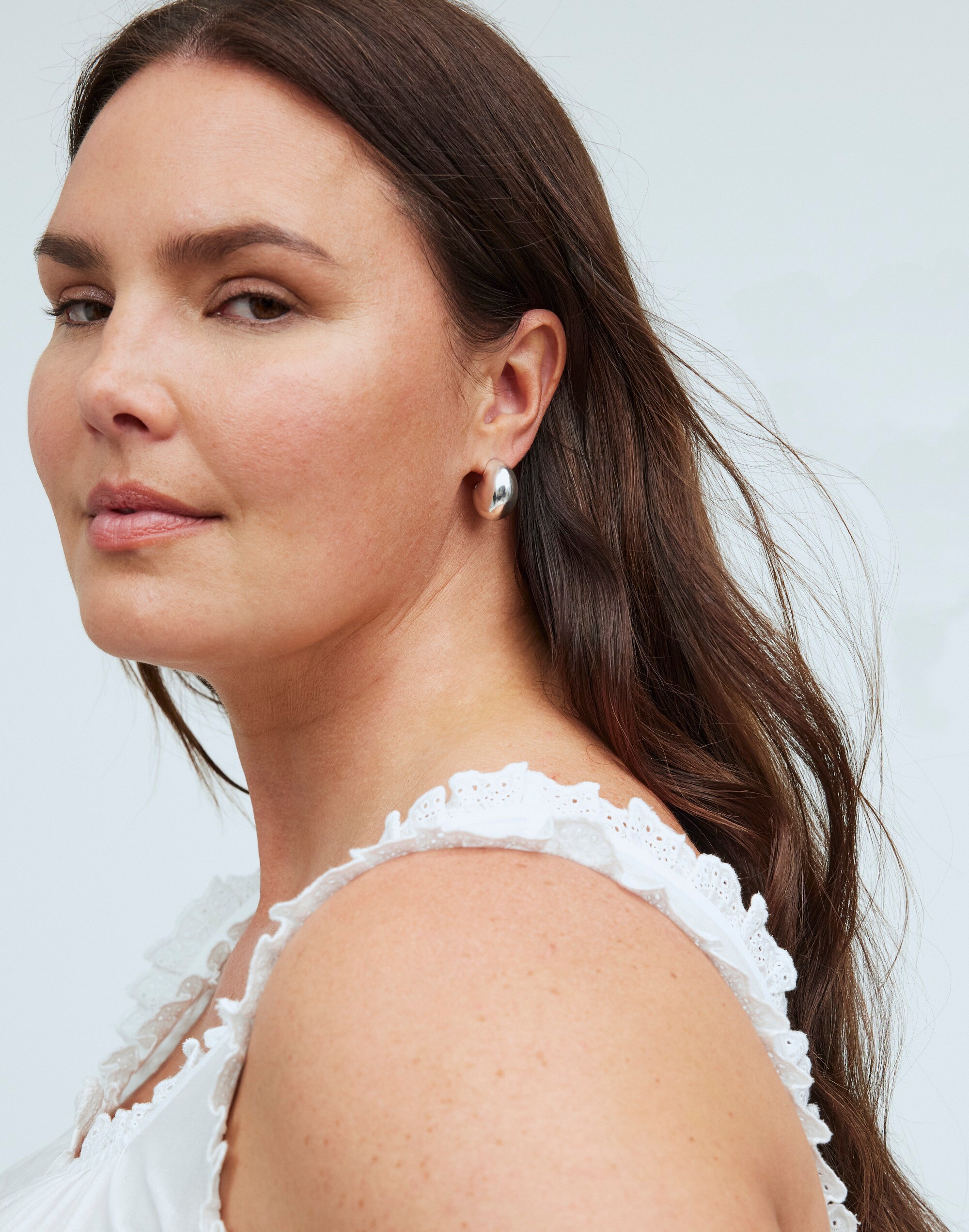 Sculptural Chunky Hoop Earrings