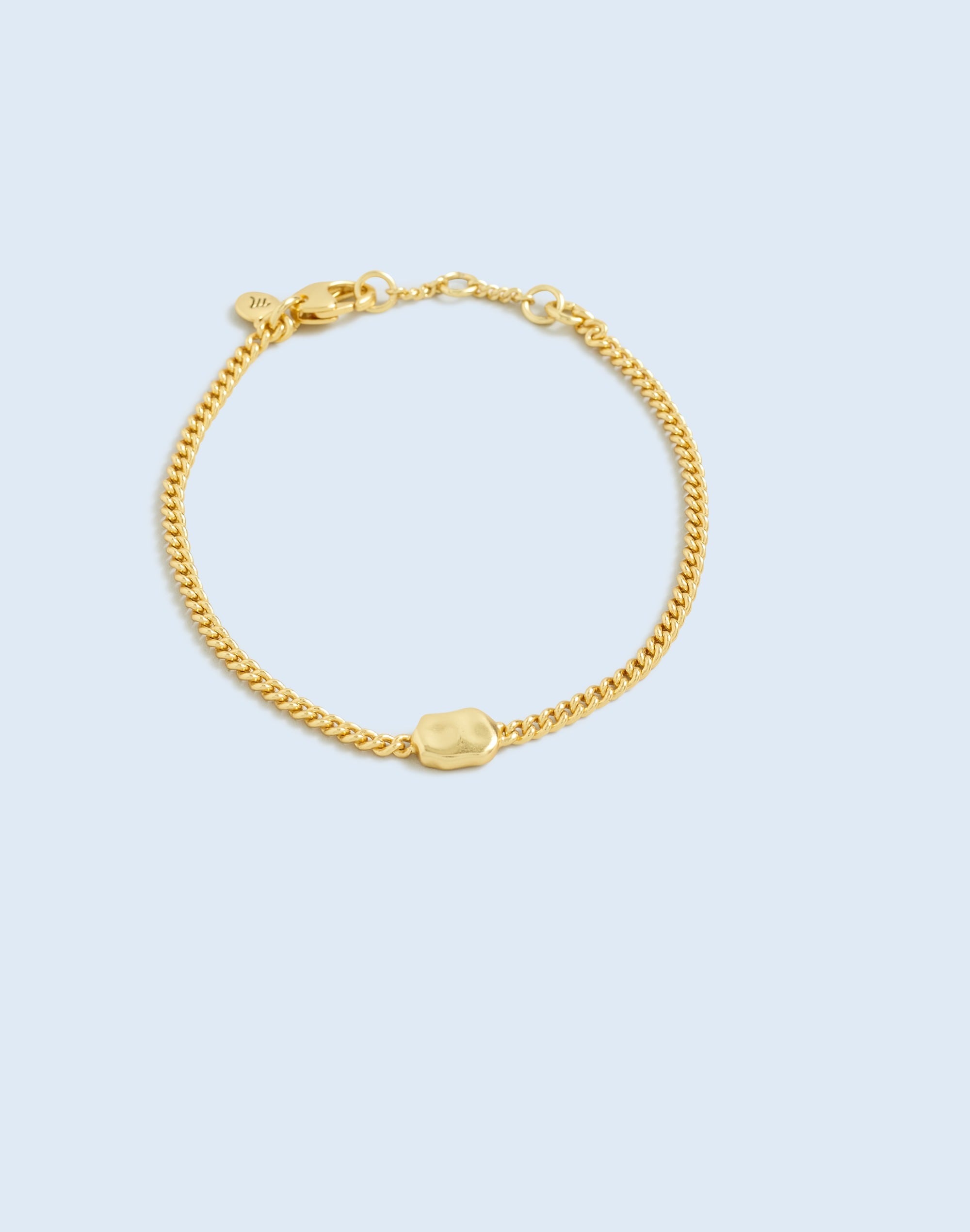 Mw Molten Chain Bracelet In Gold