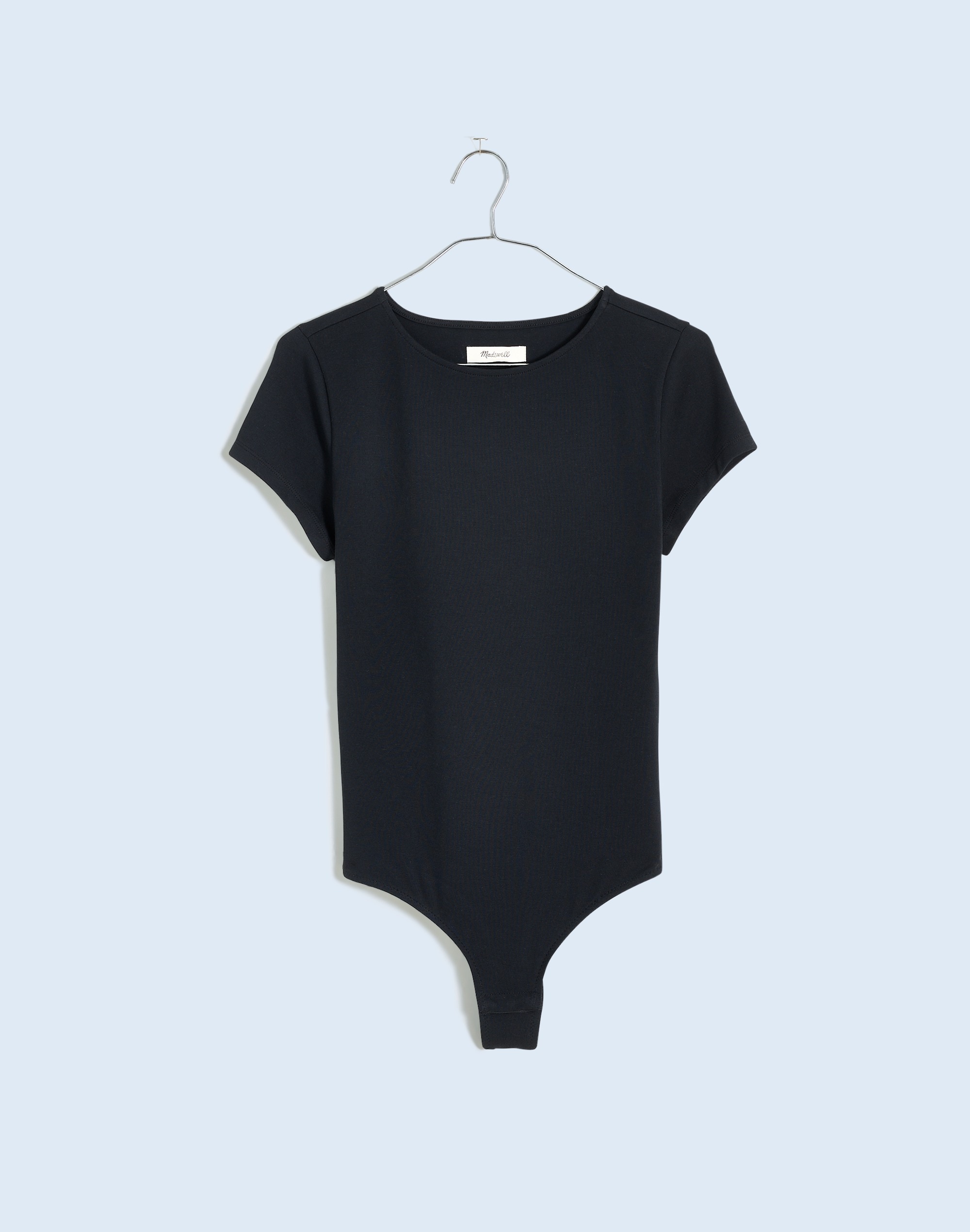plus crewneck thong bodysuit