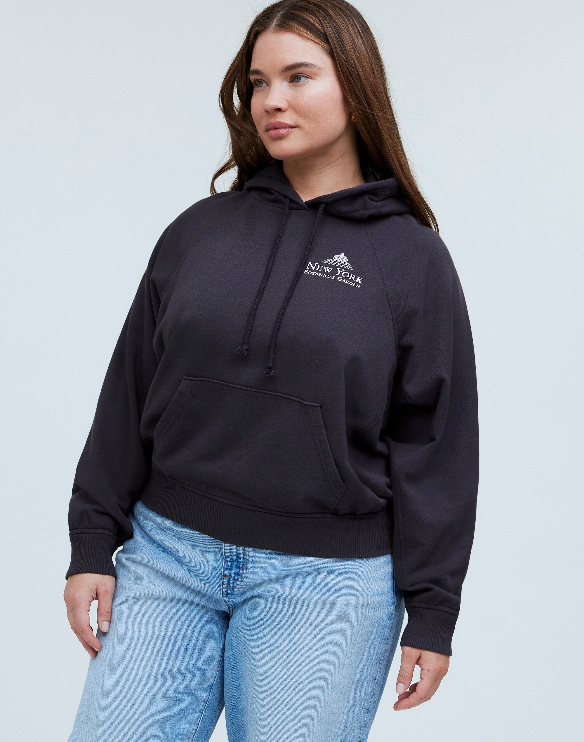 Plus Madewell x NYBG Graphic Terry Relaxed Raglan-Sleeve Sweatshirt