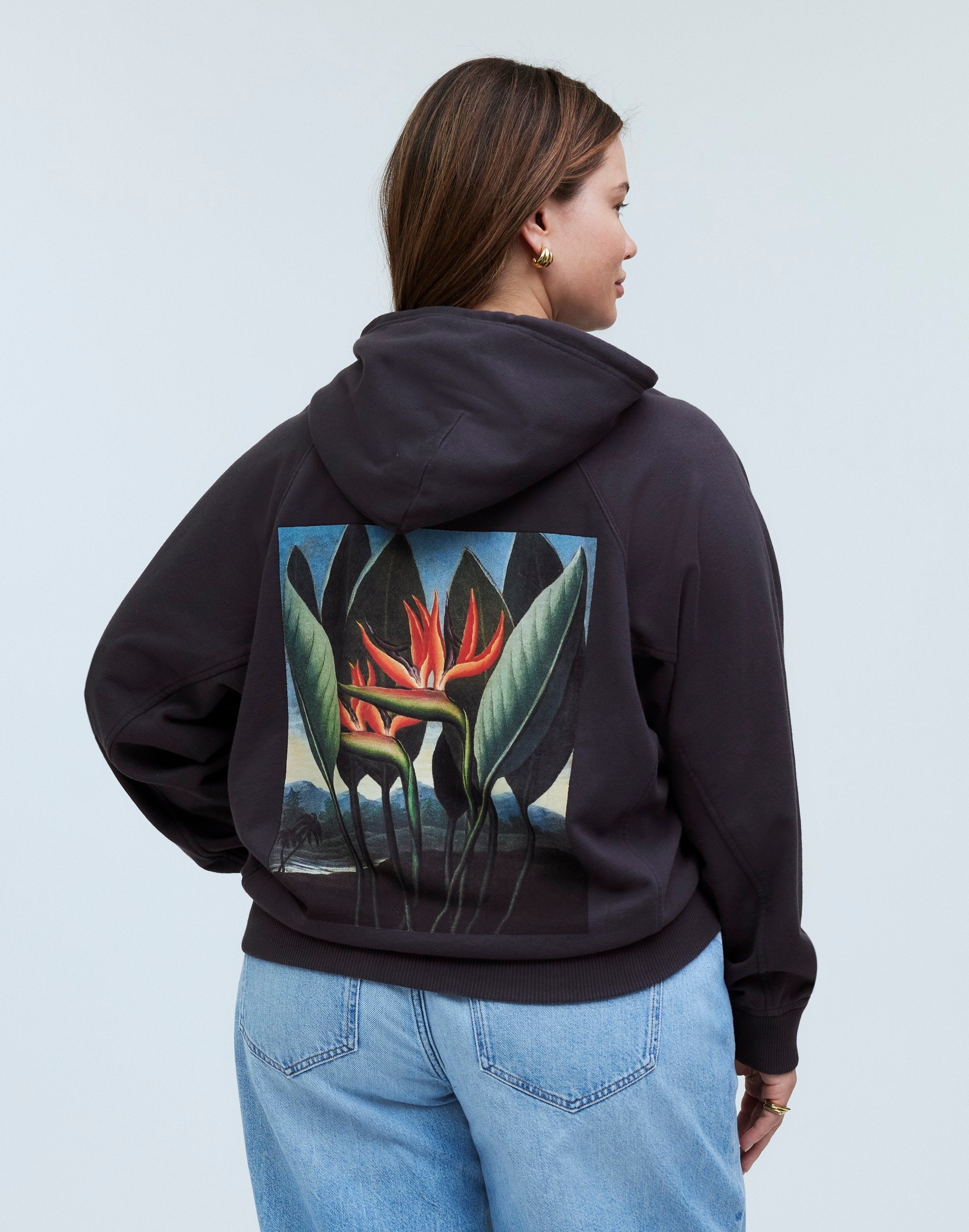 Plus Madewell x NYBG Graphic Terry Relaxed Raglan-Sleeve Sweatshirt