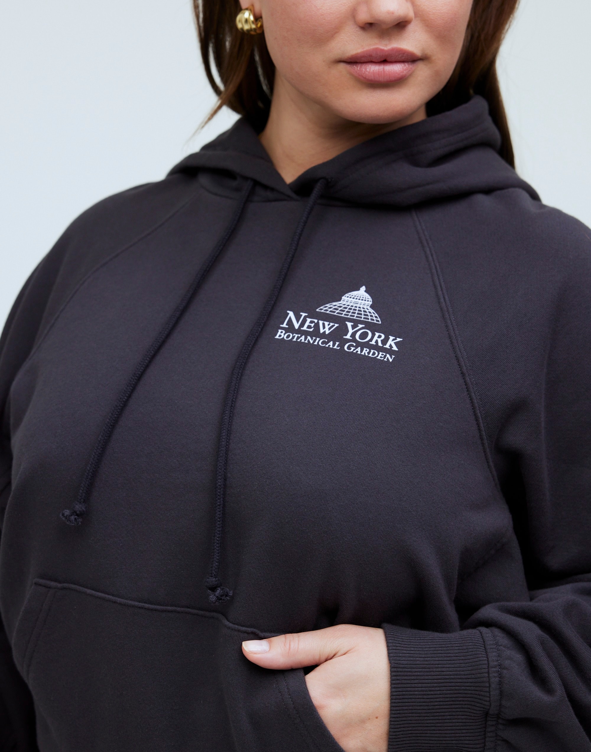 Plus Madewell x NYBG Graphic Terry Relaxed Raglan-Sleeve Sweatshirt