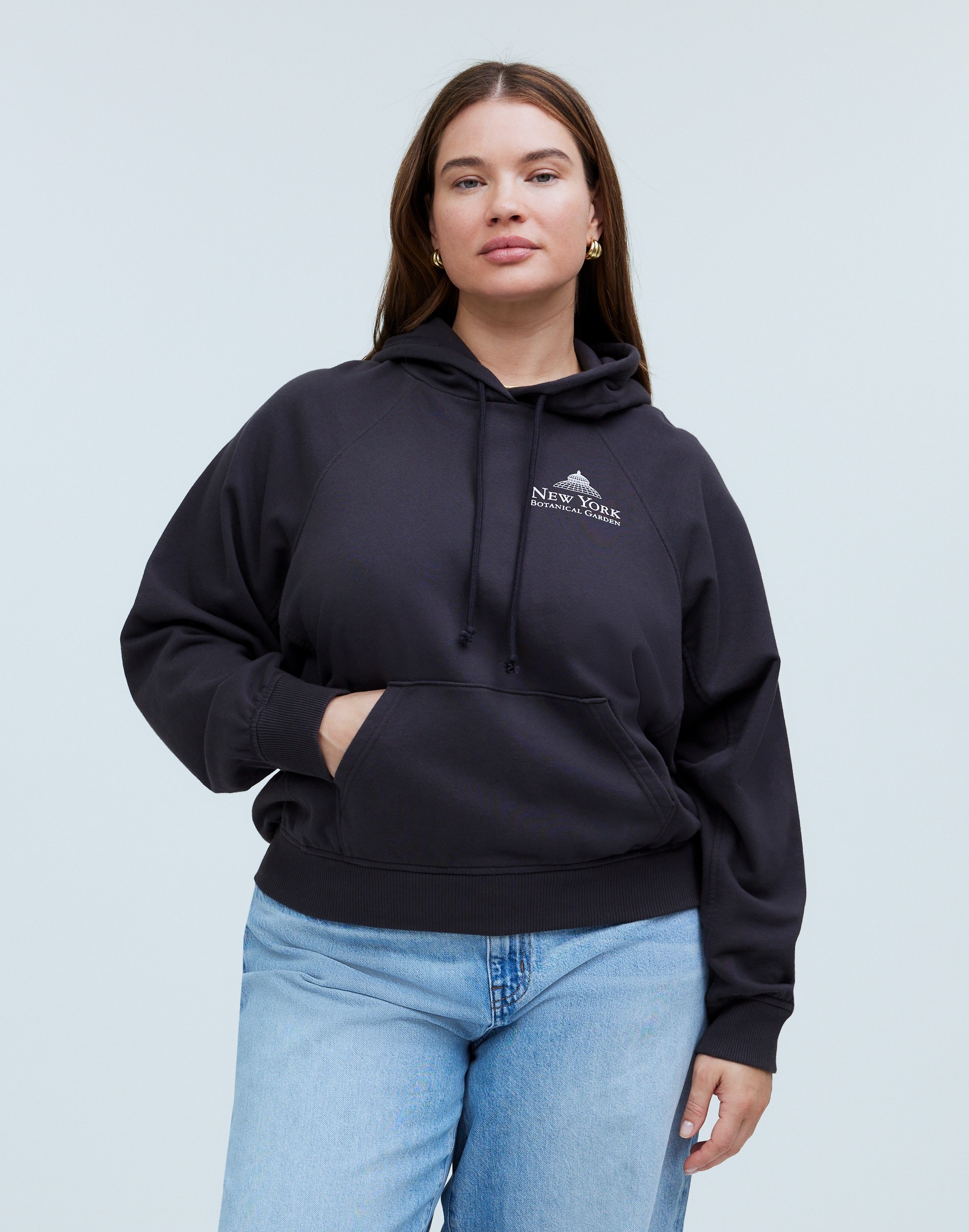 plus madewell x nybg graphic terry relaxed raglan-sleeve sweatshirt