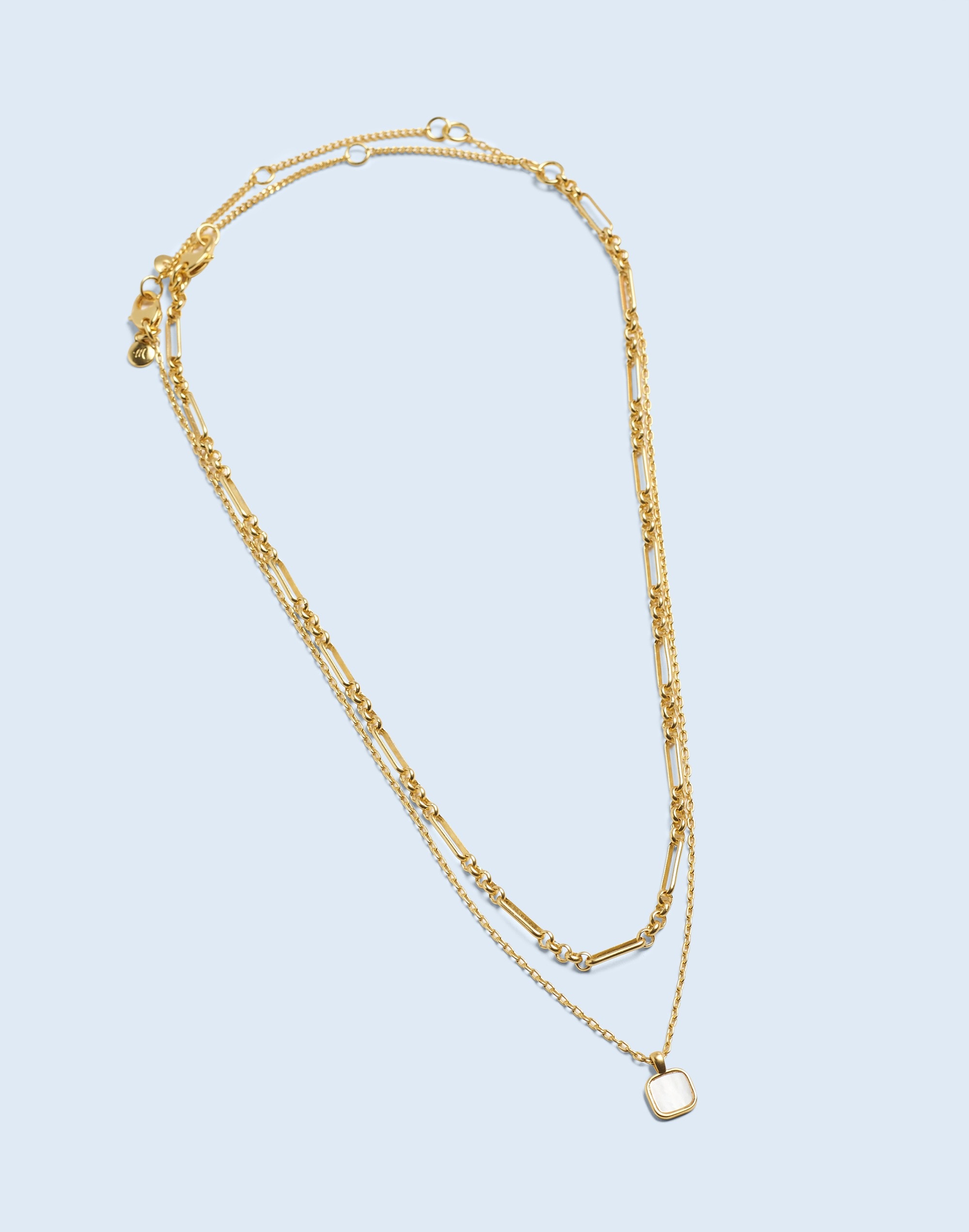 Two-Pack Mother-Of-Pearl Necklace Set