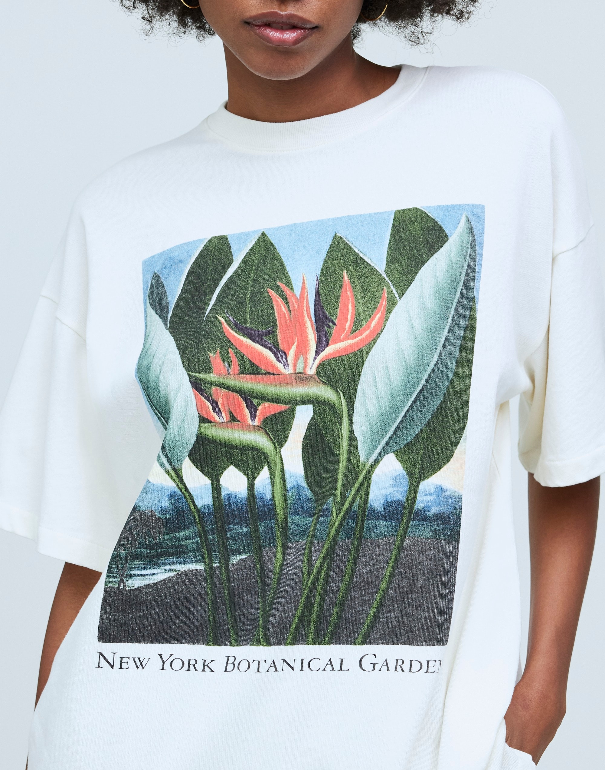 Madewell x NYBG Graphic Ex-Boyfriend Tee