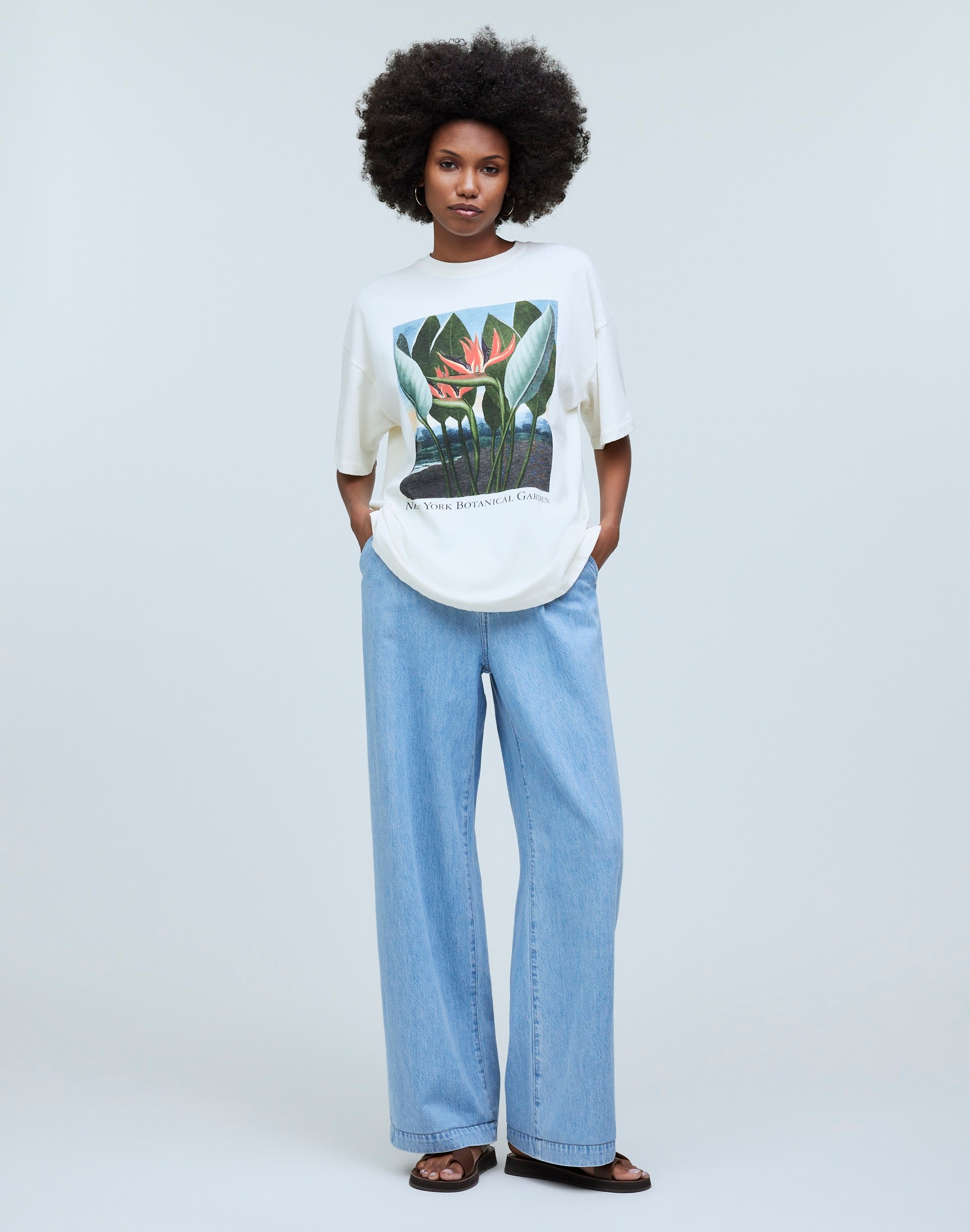 Madewell x NYBG Graphic Ex-Boyfriend Tee