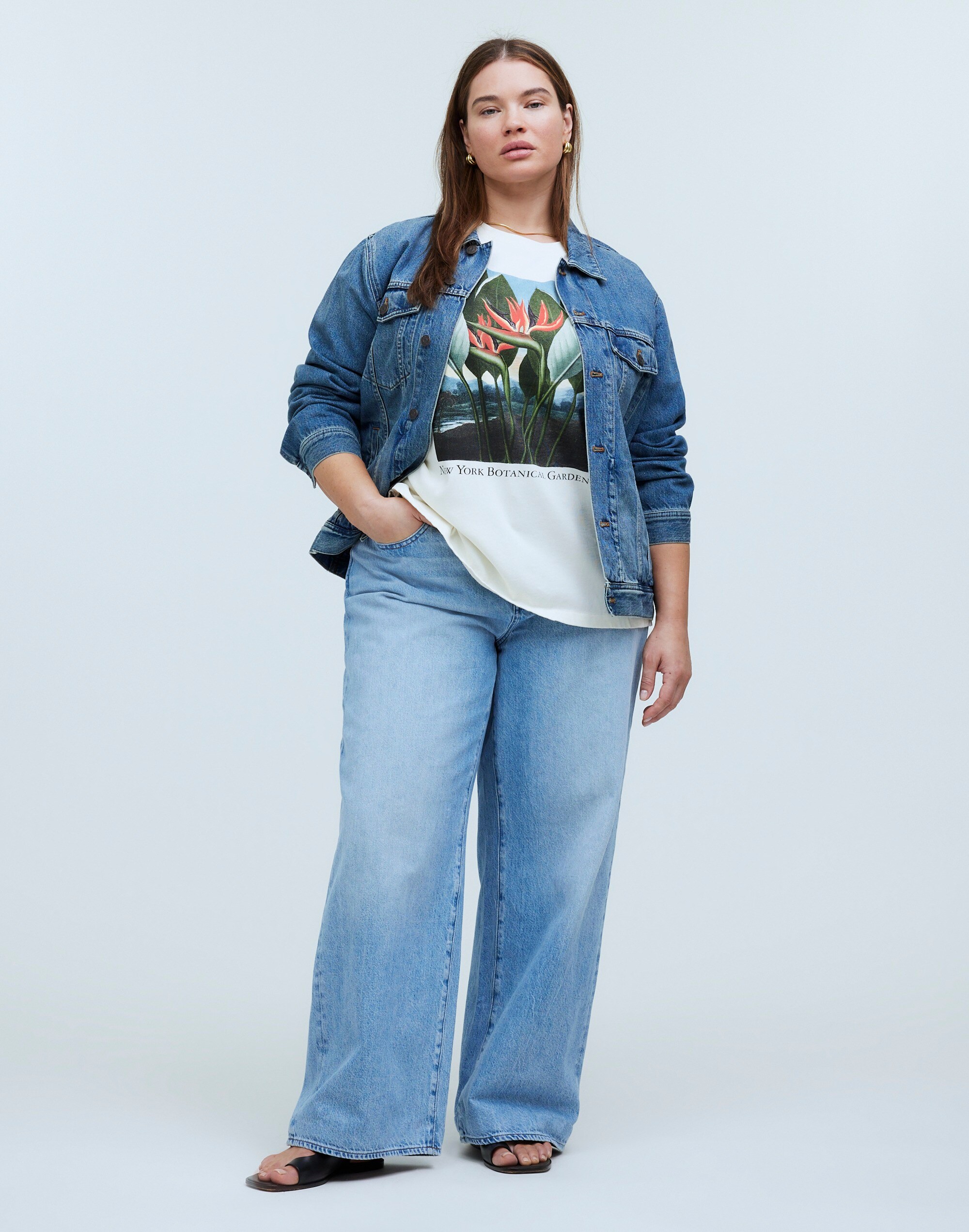 Plus Madewell x NYBG Graphic Ex-Boyfriend Tee