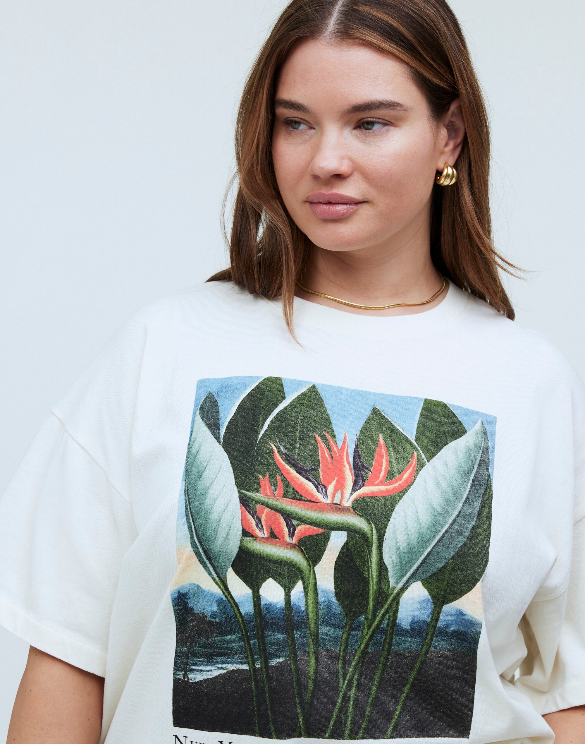 Plus Madewell x NYBG Graphic Ex-Boyfriend Tee