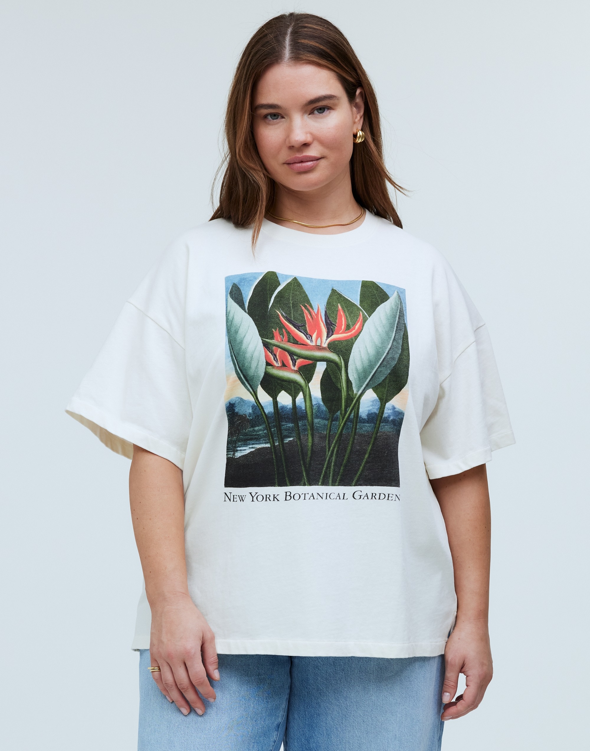 Plus Madewell x NYBG Graphic Ex-Boyfriend Tee