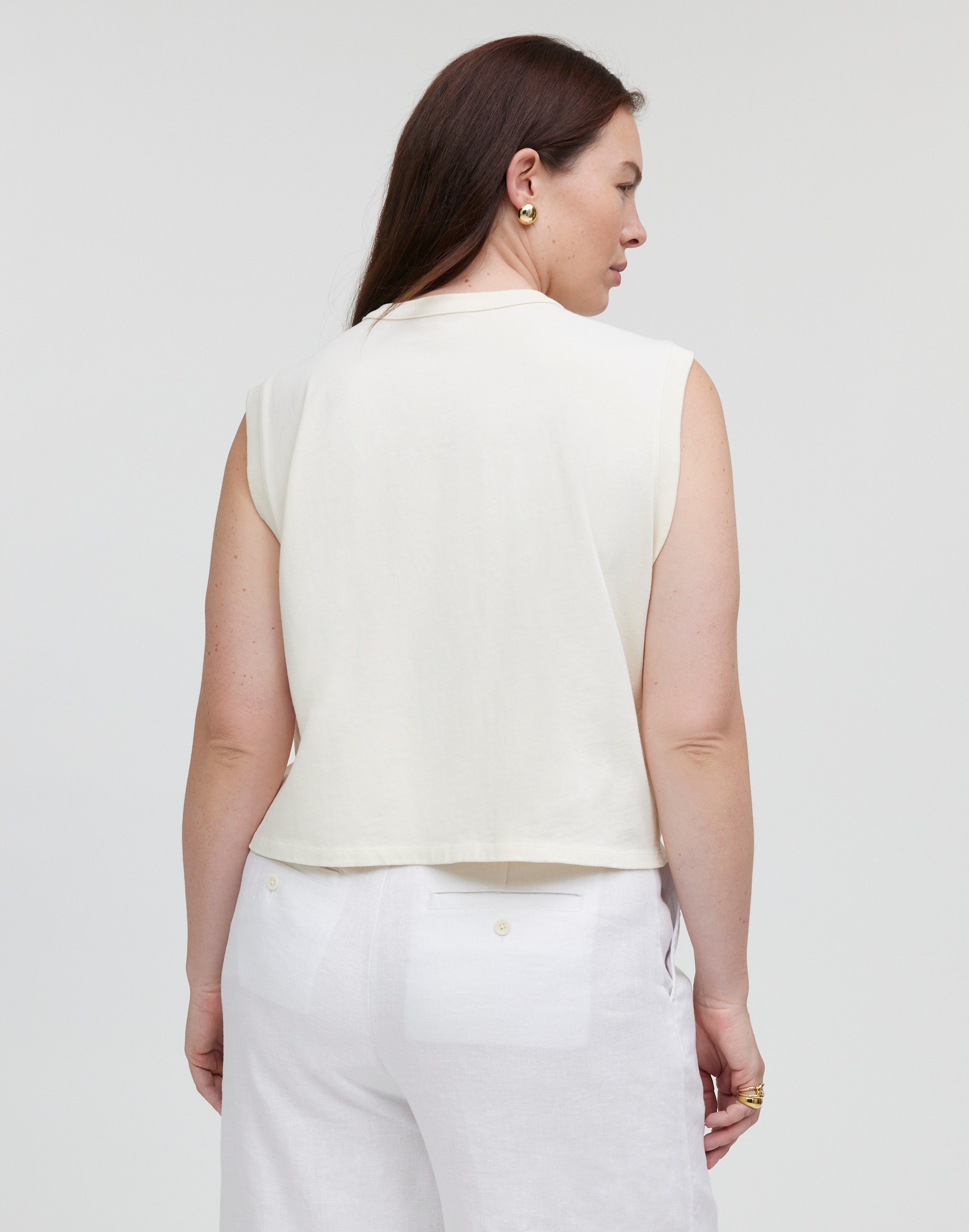 Graphic Crewneck Muscle Tee