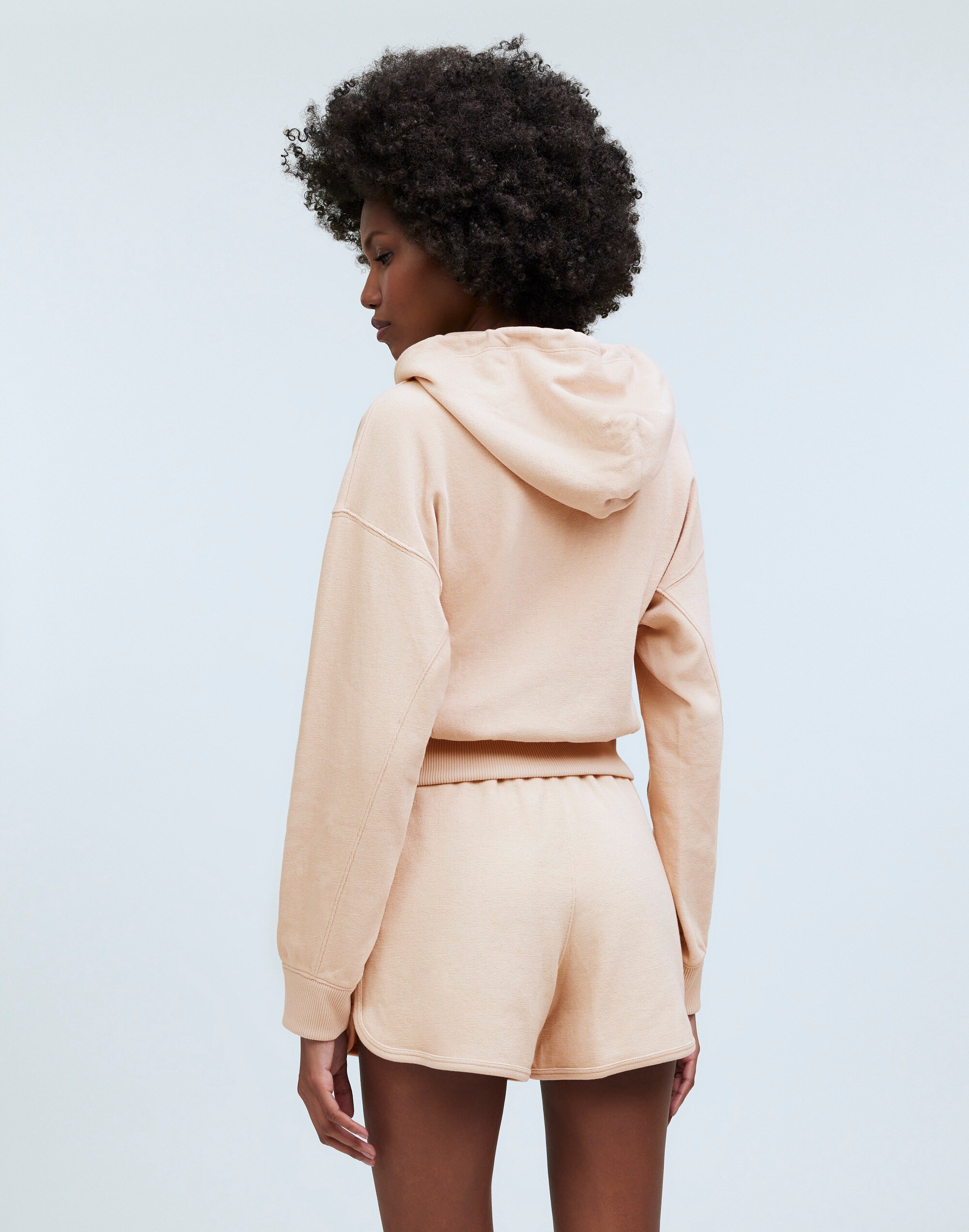 Zip-Front Hooded Sweatshirt: Botanical Dye Edition