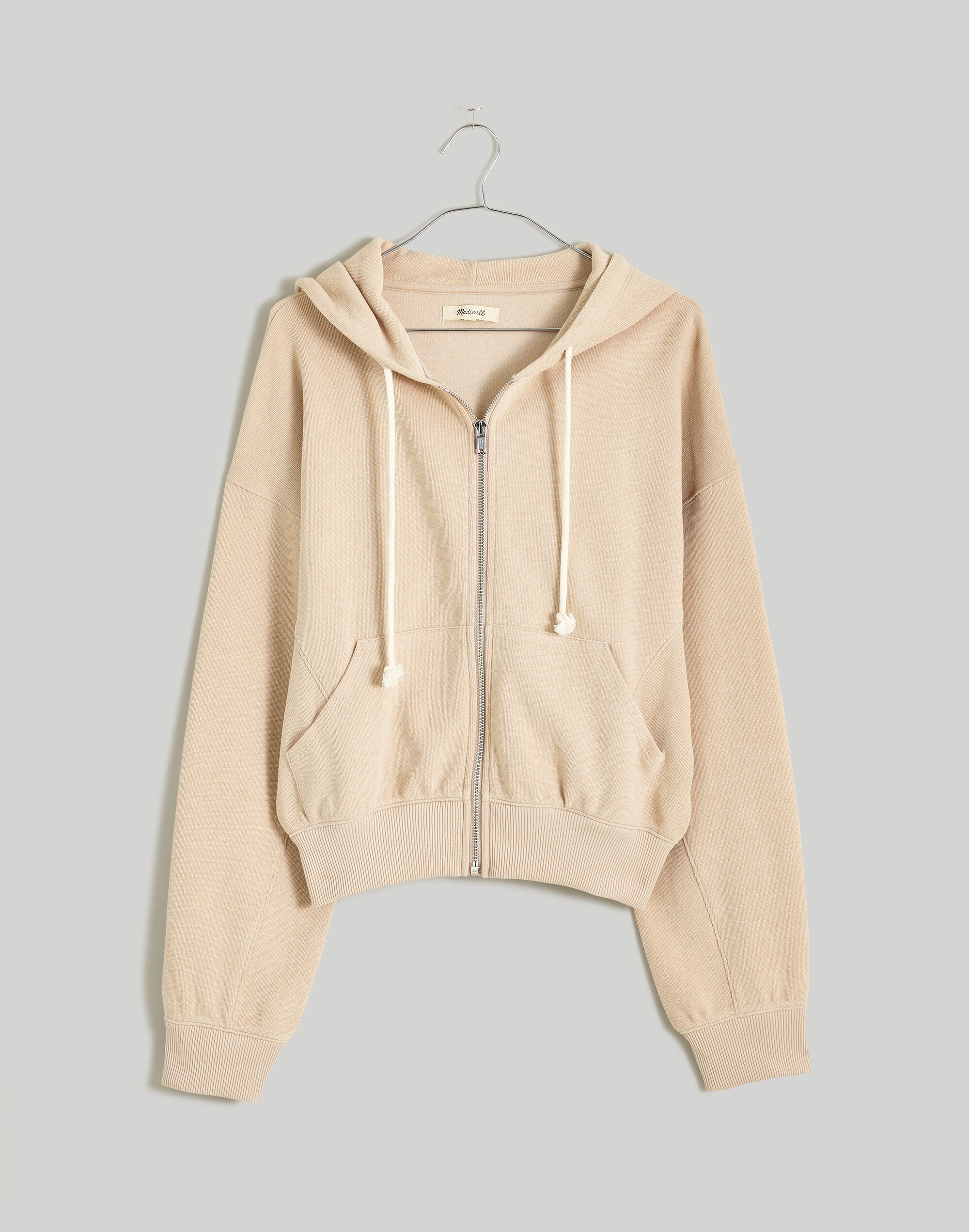 Zip-Front Hooded Sweatshirt: Botanical Dye Edition