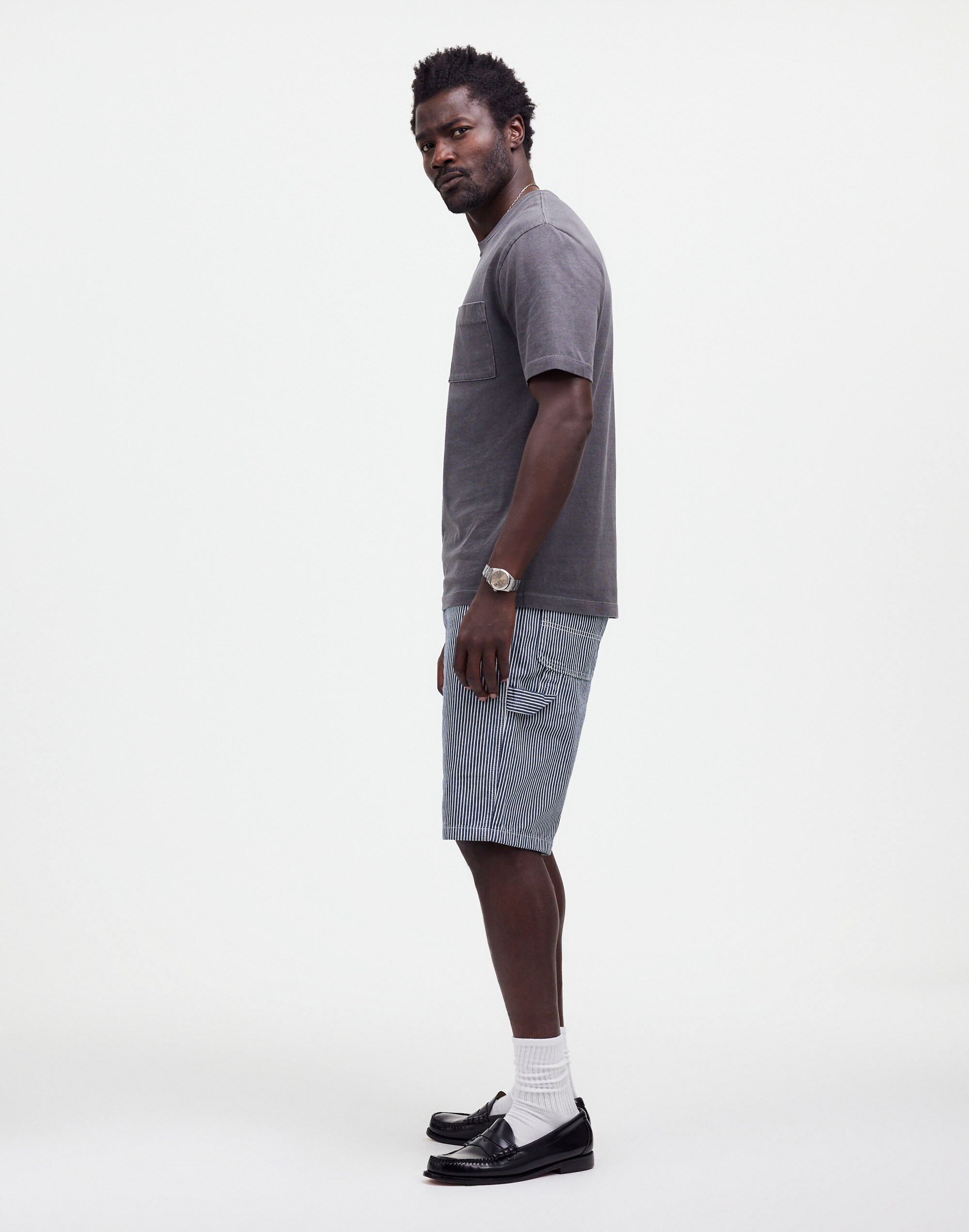 Dickies&reg; Hickory Stripe Shorts