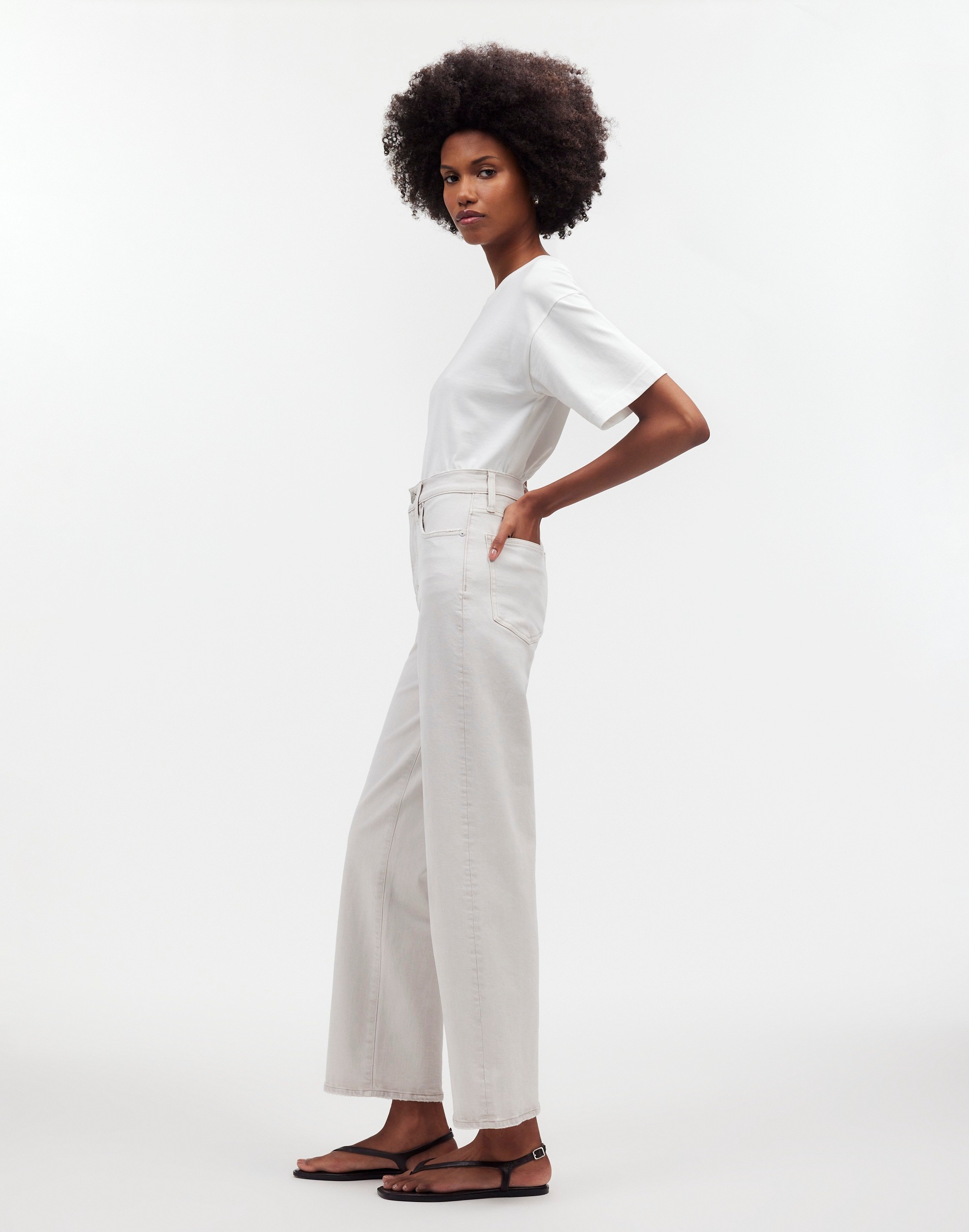 The Perfect Vintage Wide-Leg Crop Jean