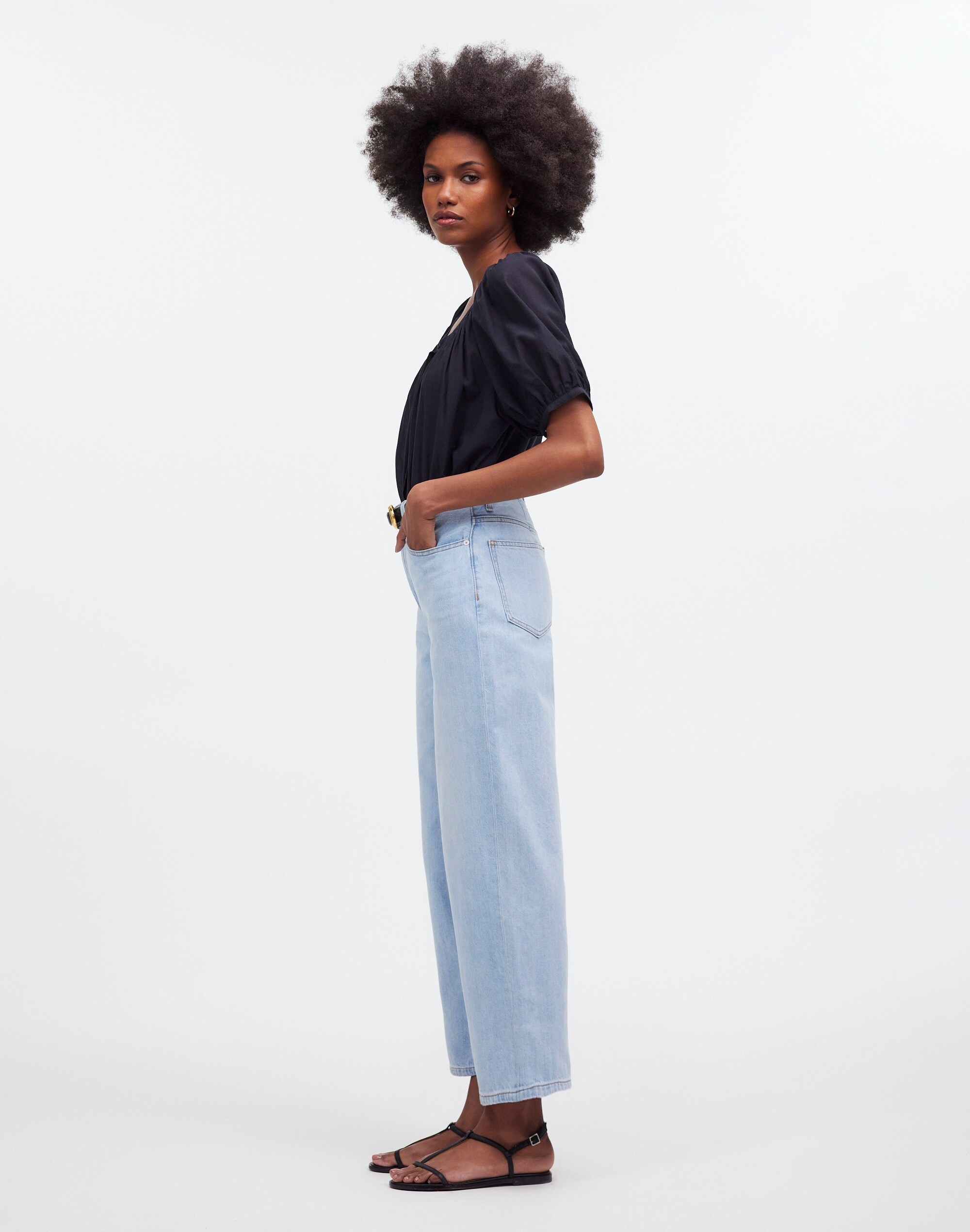 The Perfect Vintage Wide-Leg Crop Jean