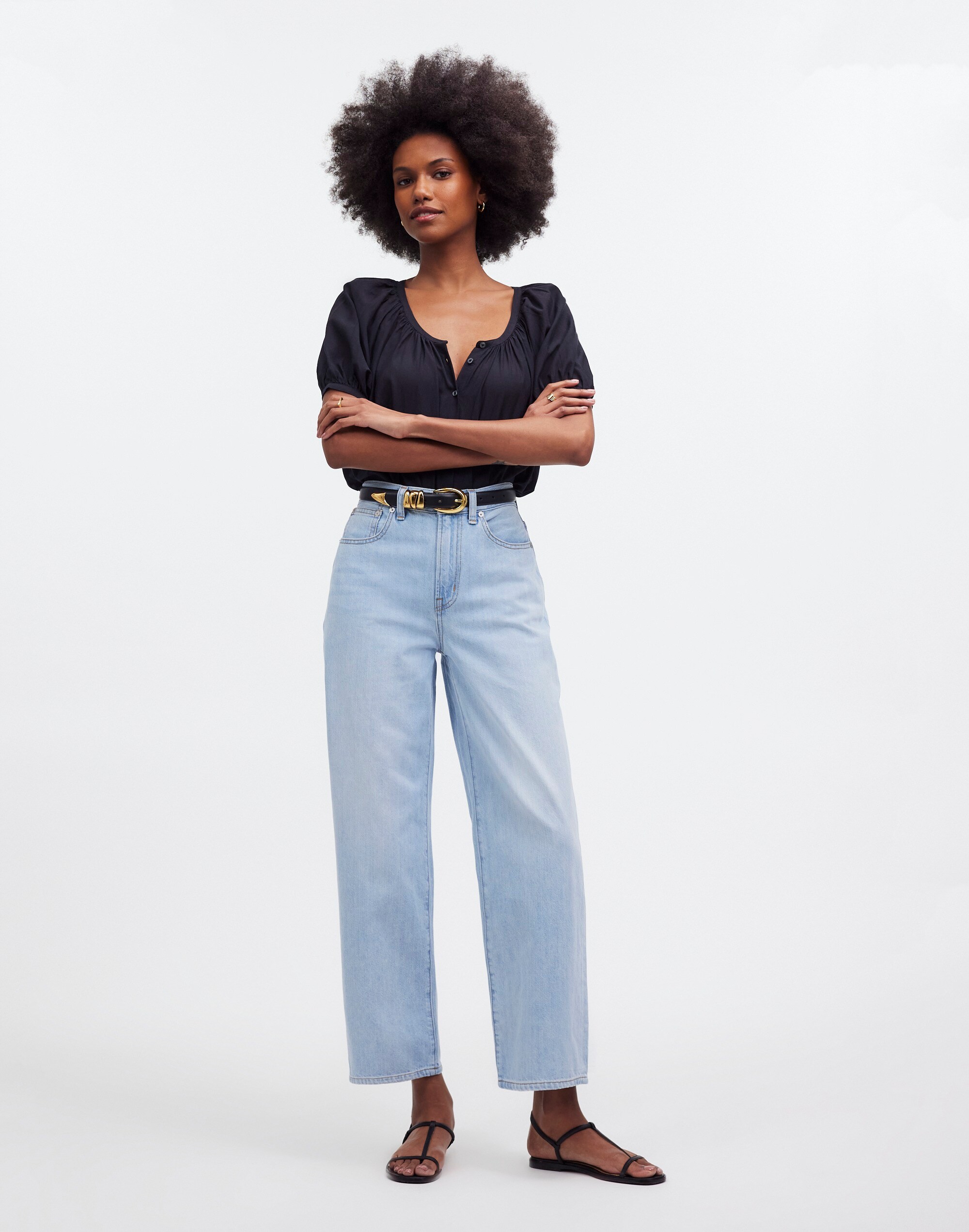 The Perfect Vintage Wide-Leg Crop Jean