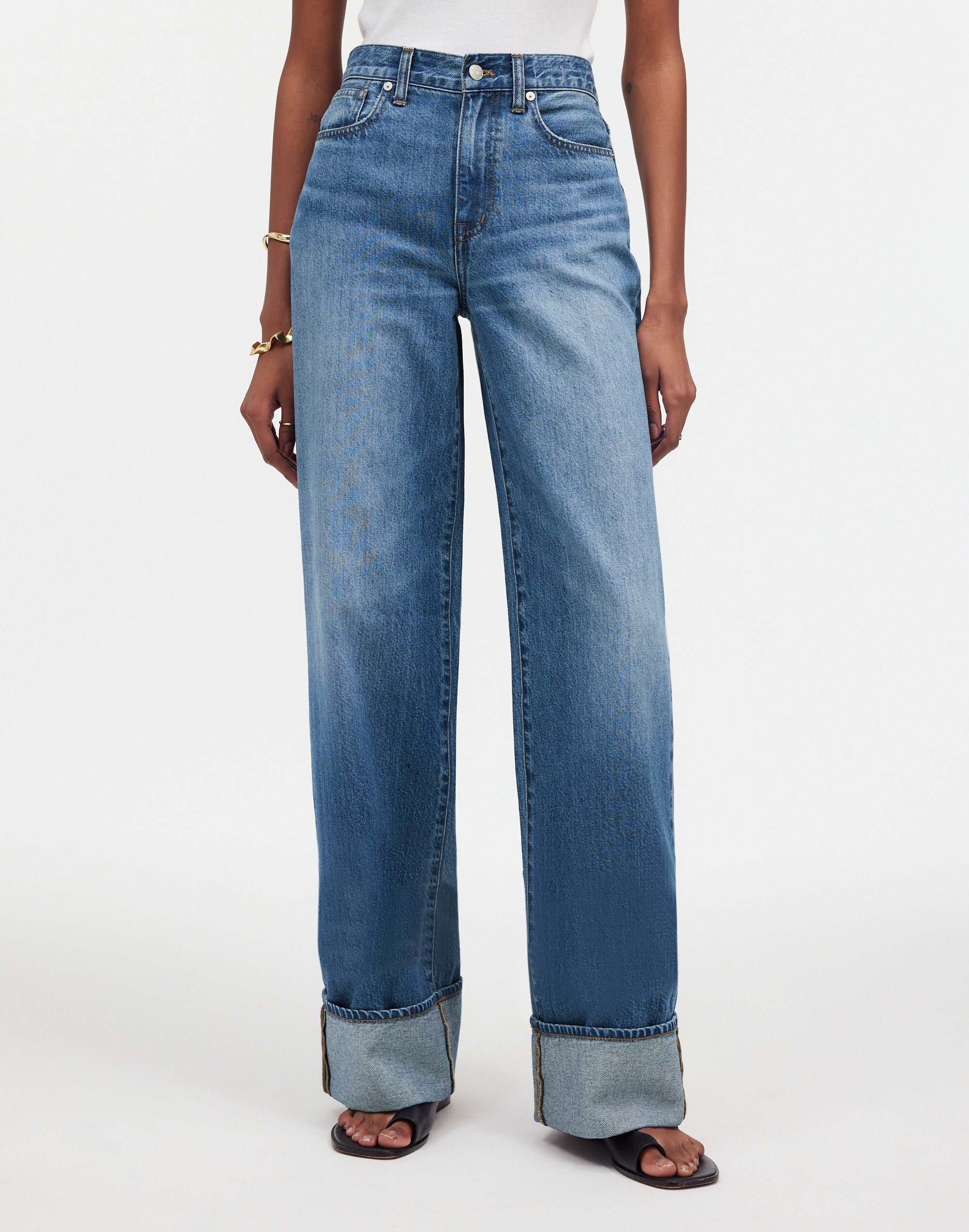Superwide-Leg Jeans in Fannin Wash