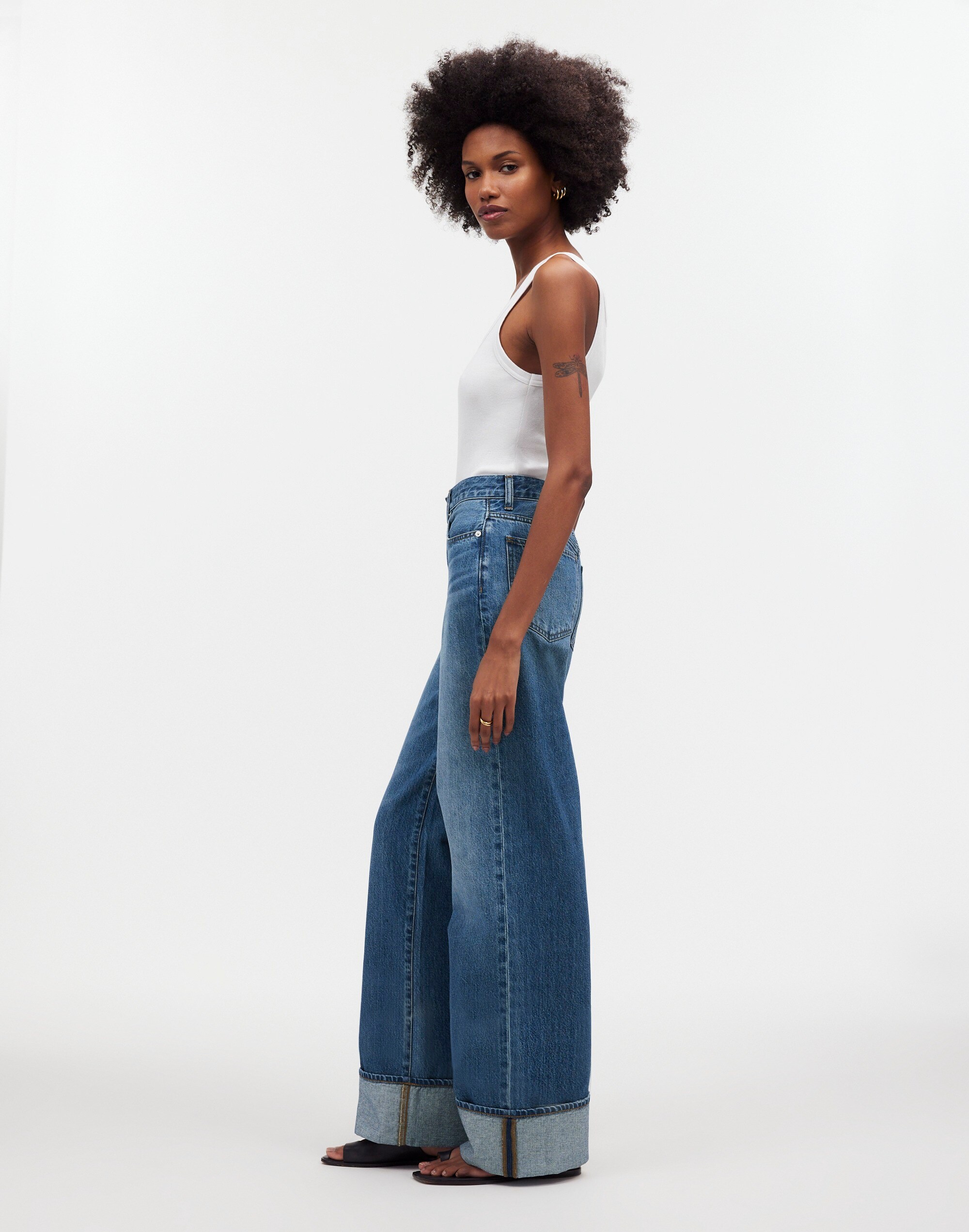Superwide-Leg Jeans in Fannin Wash