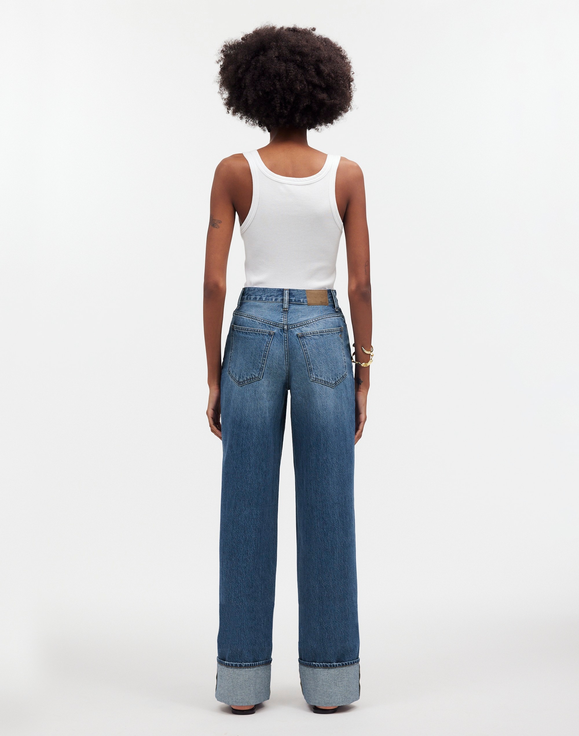 Superwide-Leg Jeans in Fannin Wash