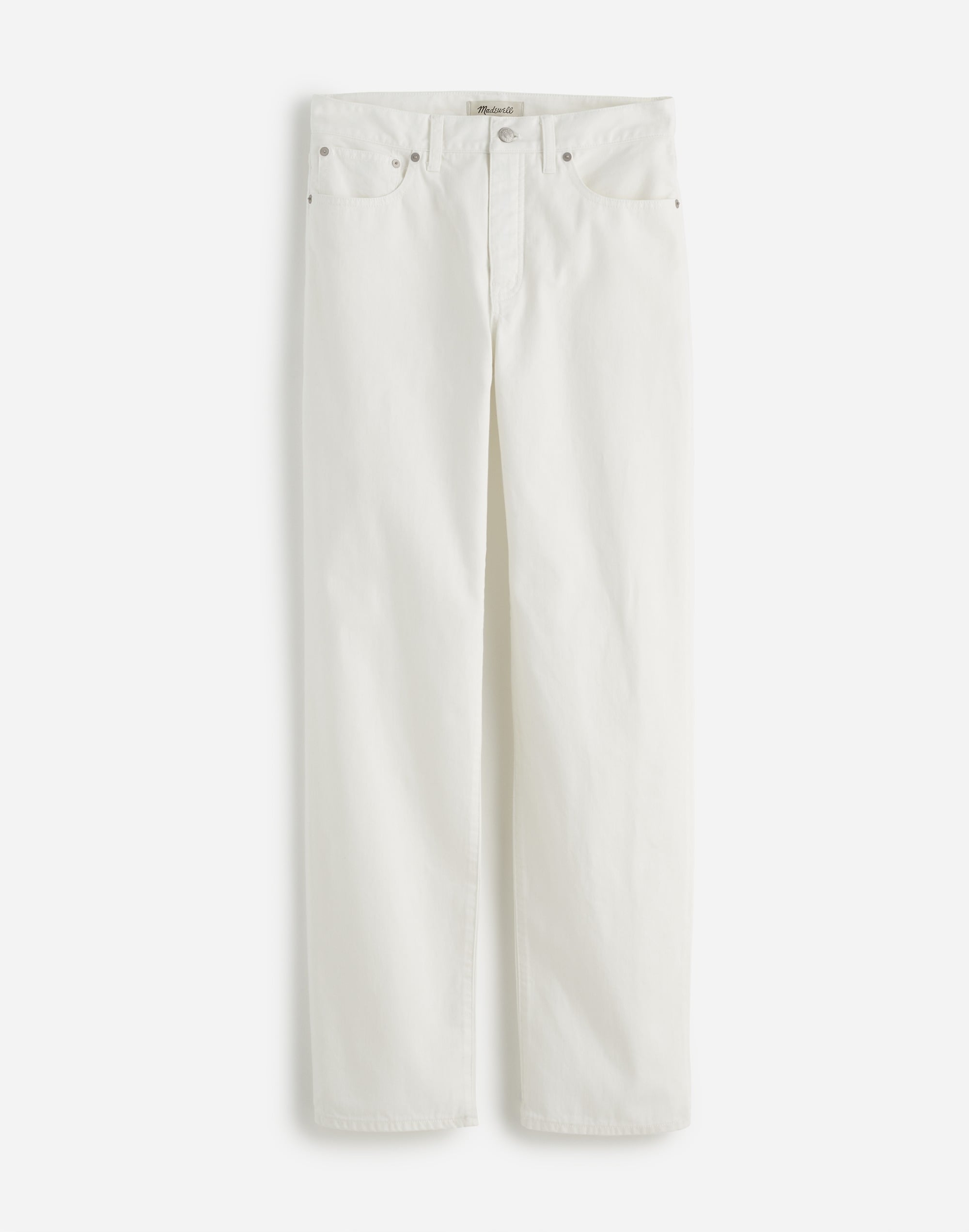 Low-Slung Straight Jeans