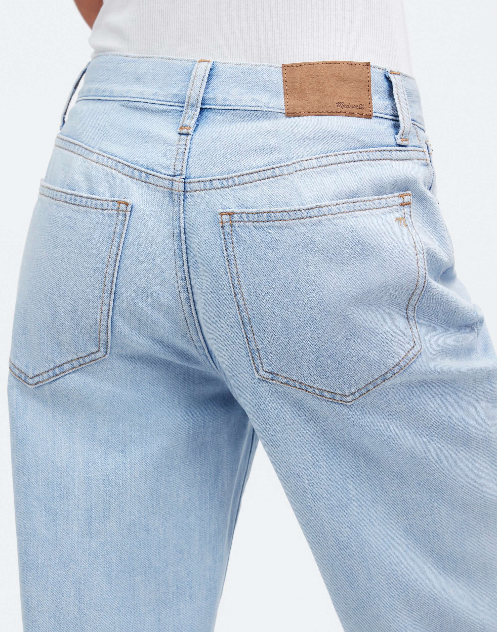Low-Slung Straight Jeans
