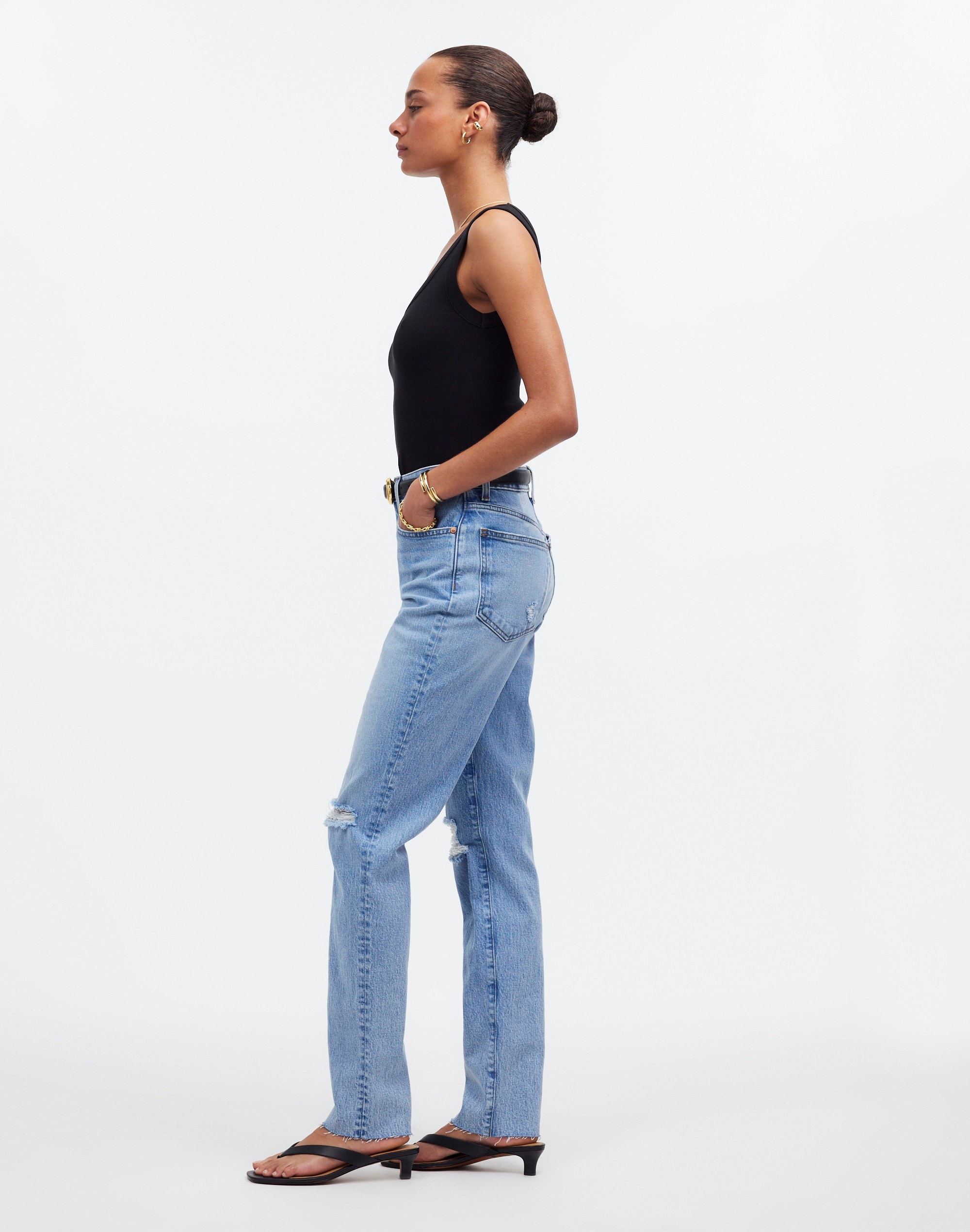 Shop Mw The Perfect Vintage Jean In Charnley Wash