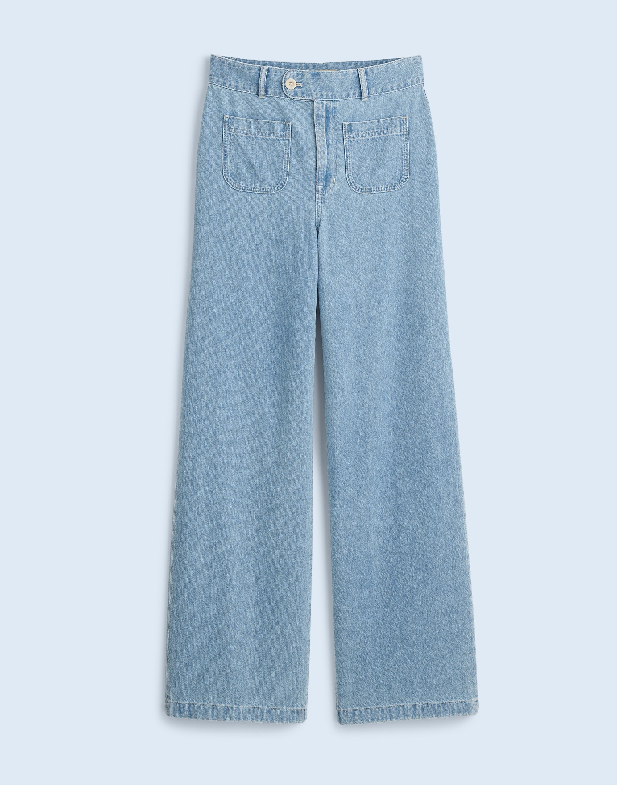 Baggy Straight Jeans in Bellridge Wash: Patch Pocket Edition