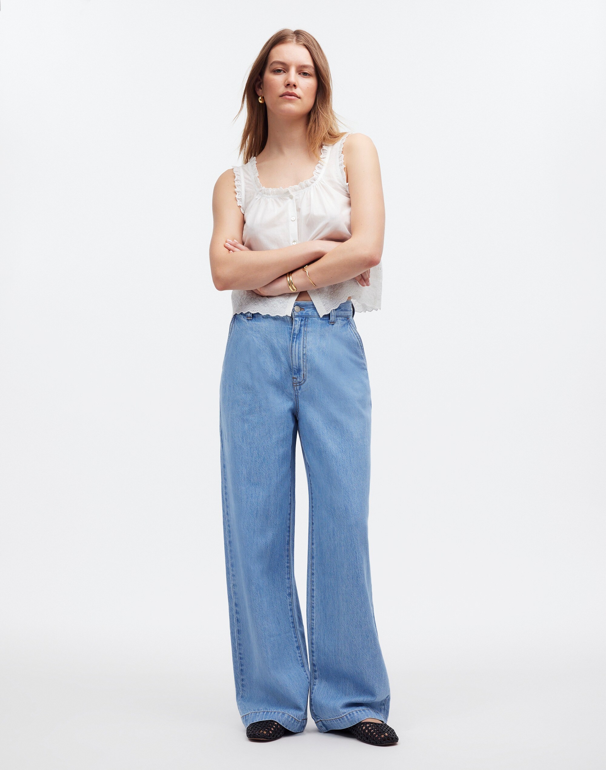 The Harlow Wide-Leg Jean: Airy Denim Edition