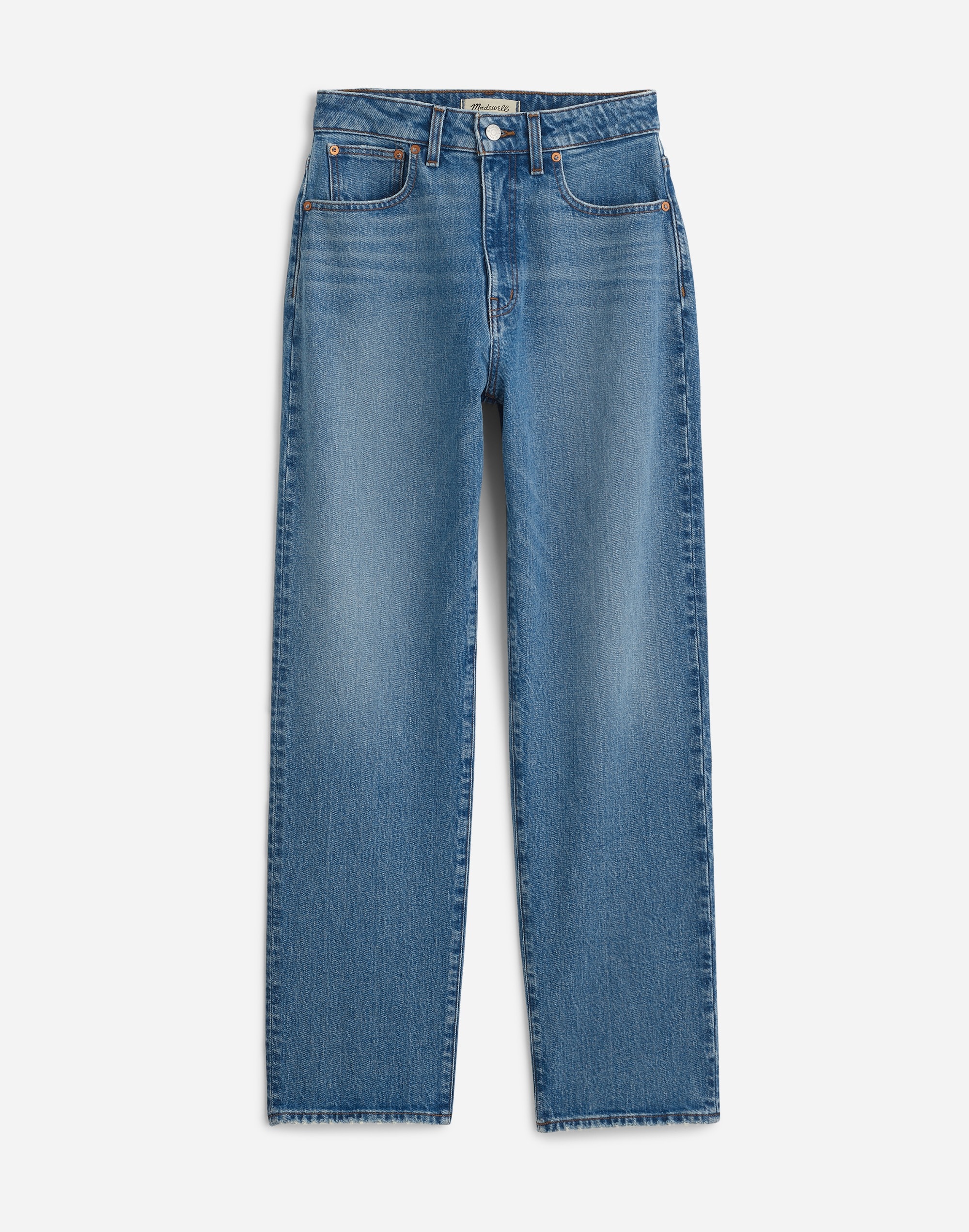 The Tall Curvy '90s Straight Crop Jean in Hazeldell Wash