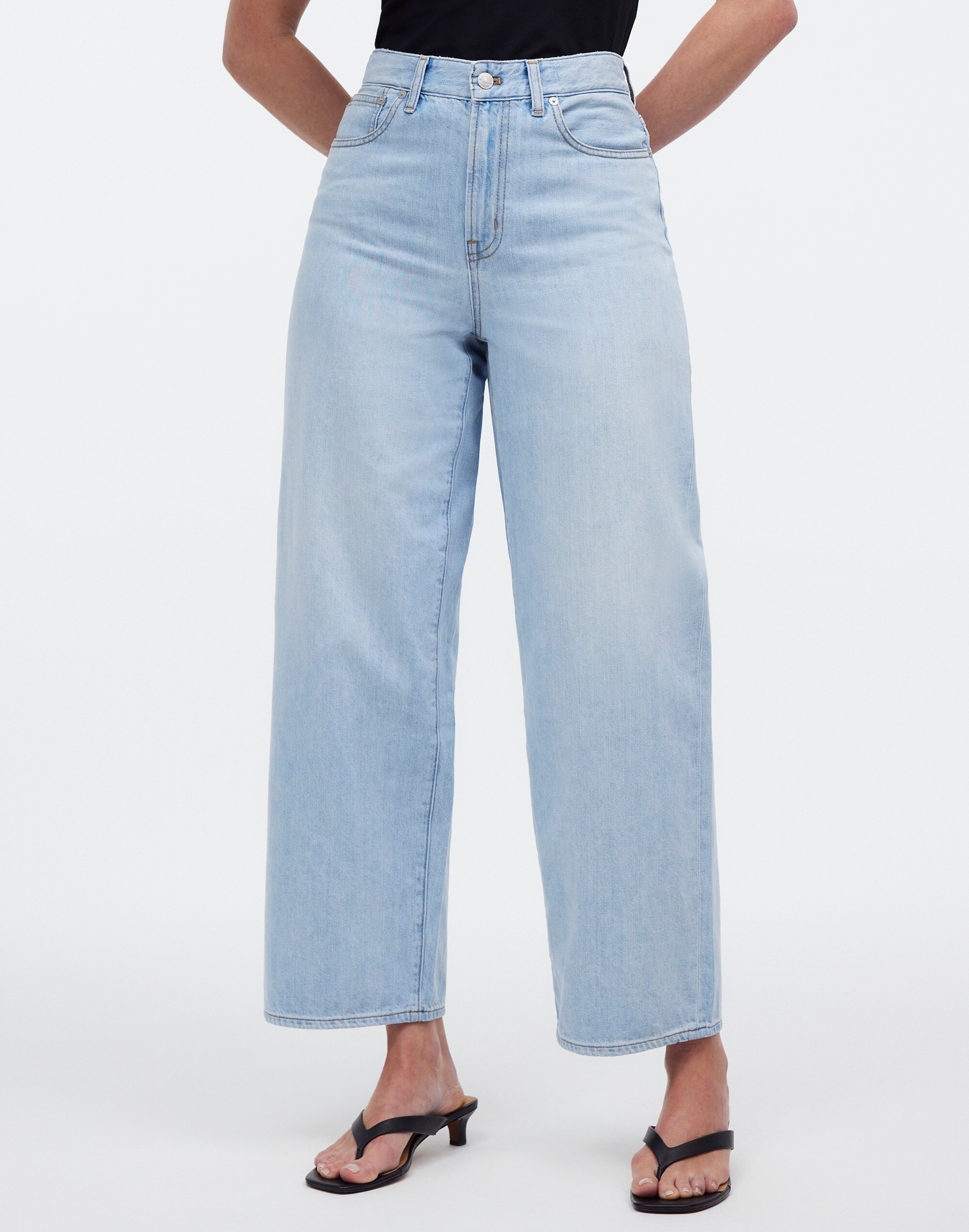 The Tall Curvy Perfect Vintage Wide-Leg Crop Jean