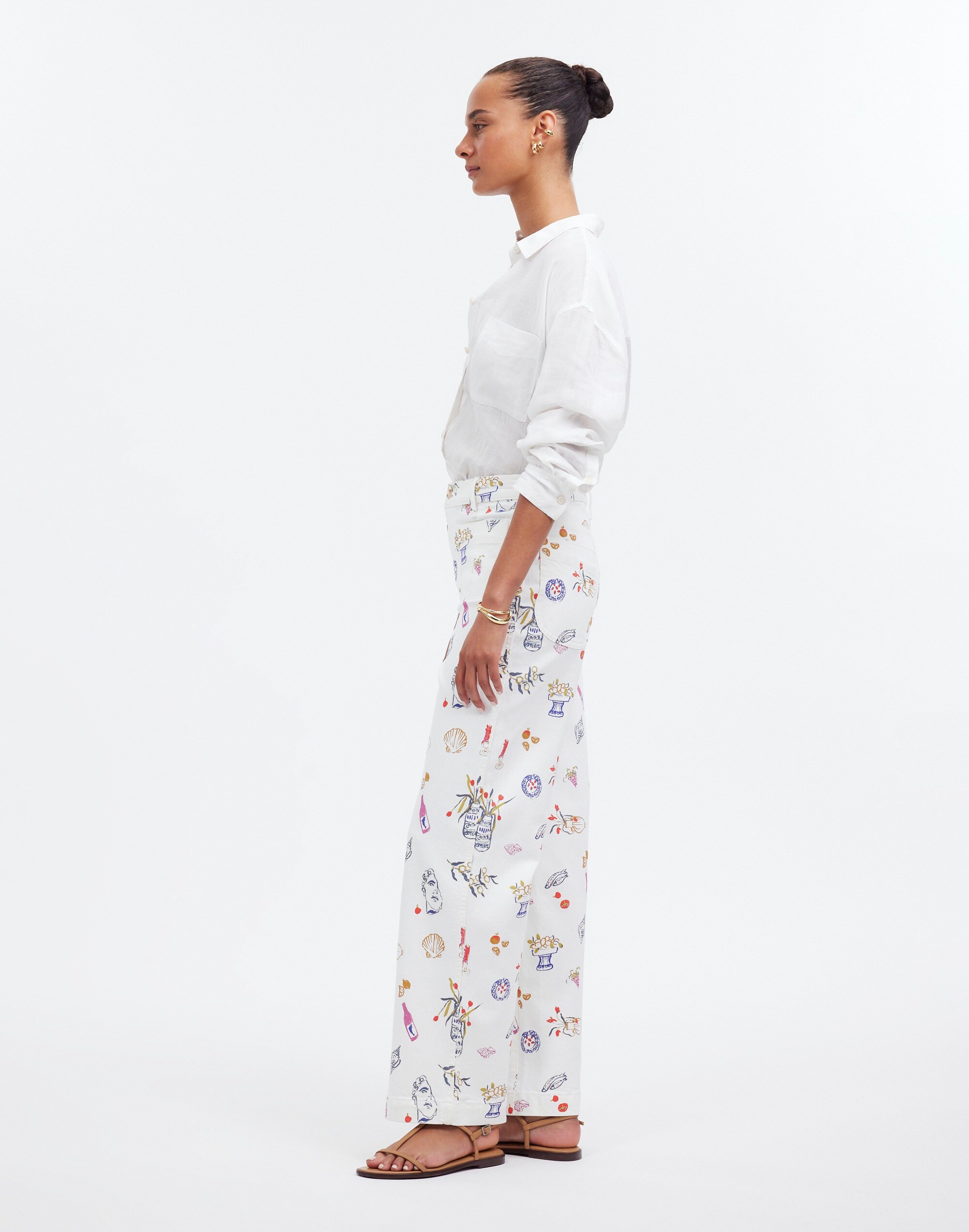 Madewell x Lisa Says Gah! The Perfect Vintage Wide-Leg Crop Jean: Printed Edition Alternate Image 3