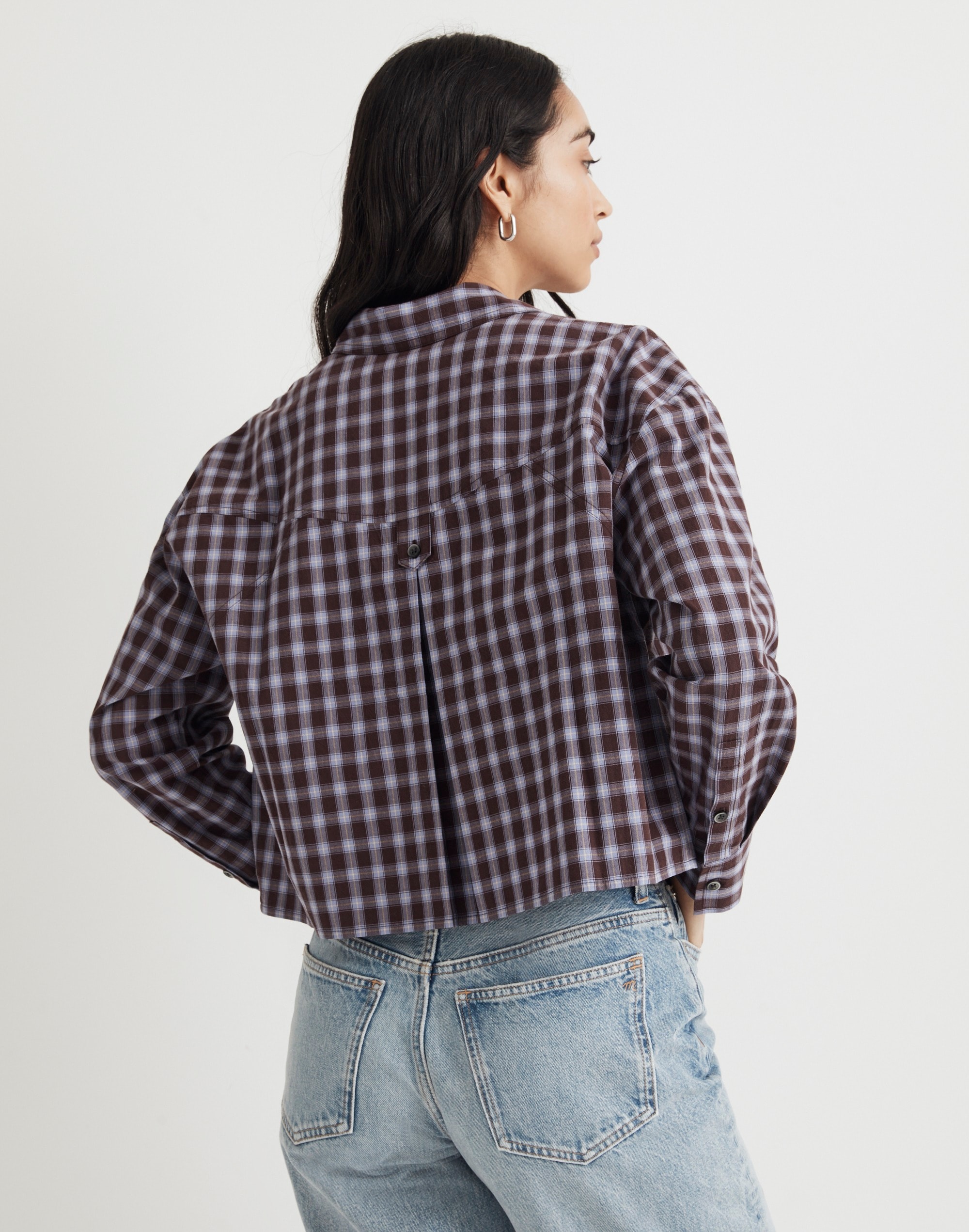 The Signature Poplin Crop Shirt