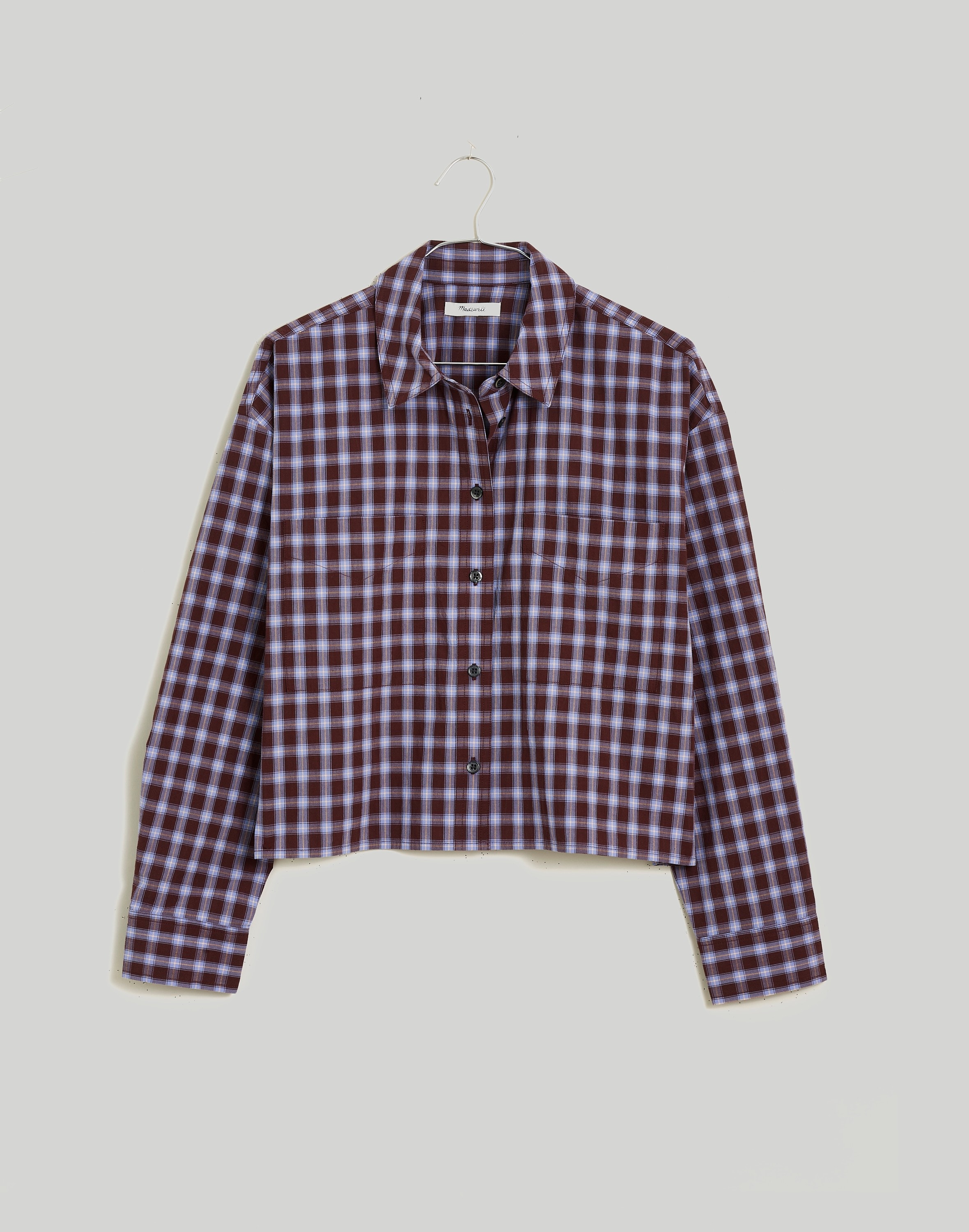 The Signature Poplin Crop Shirt