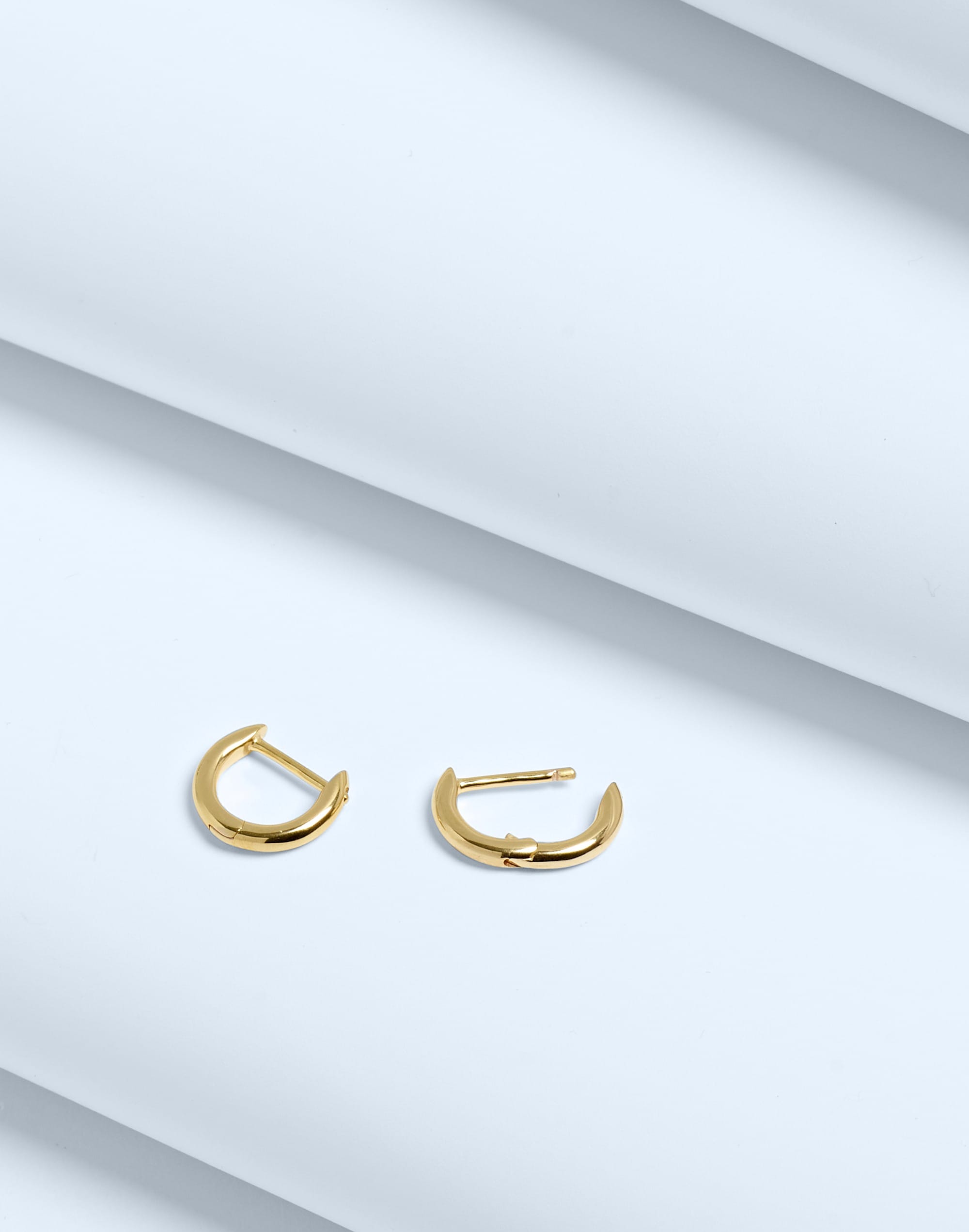 Mw Demi-fine Mini Huggie Hoop Earrings In 14k Gold