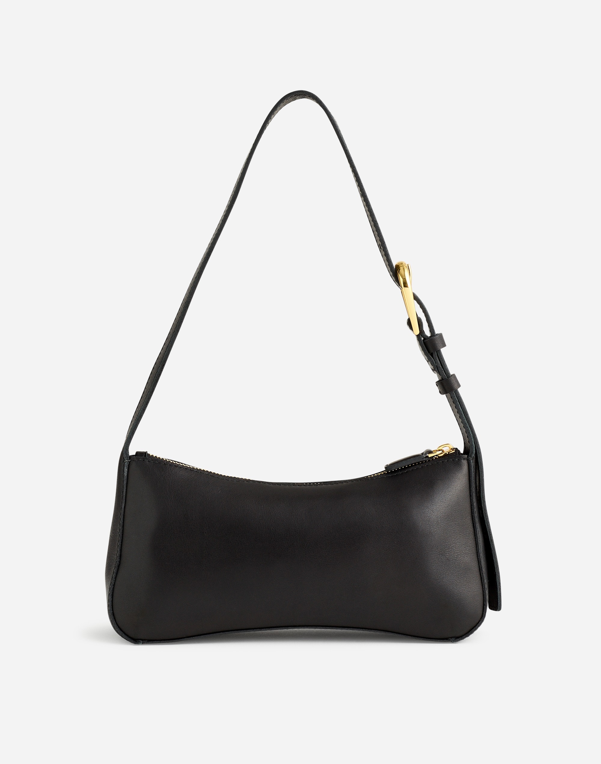 the sculptural-buckle shoulder bag