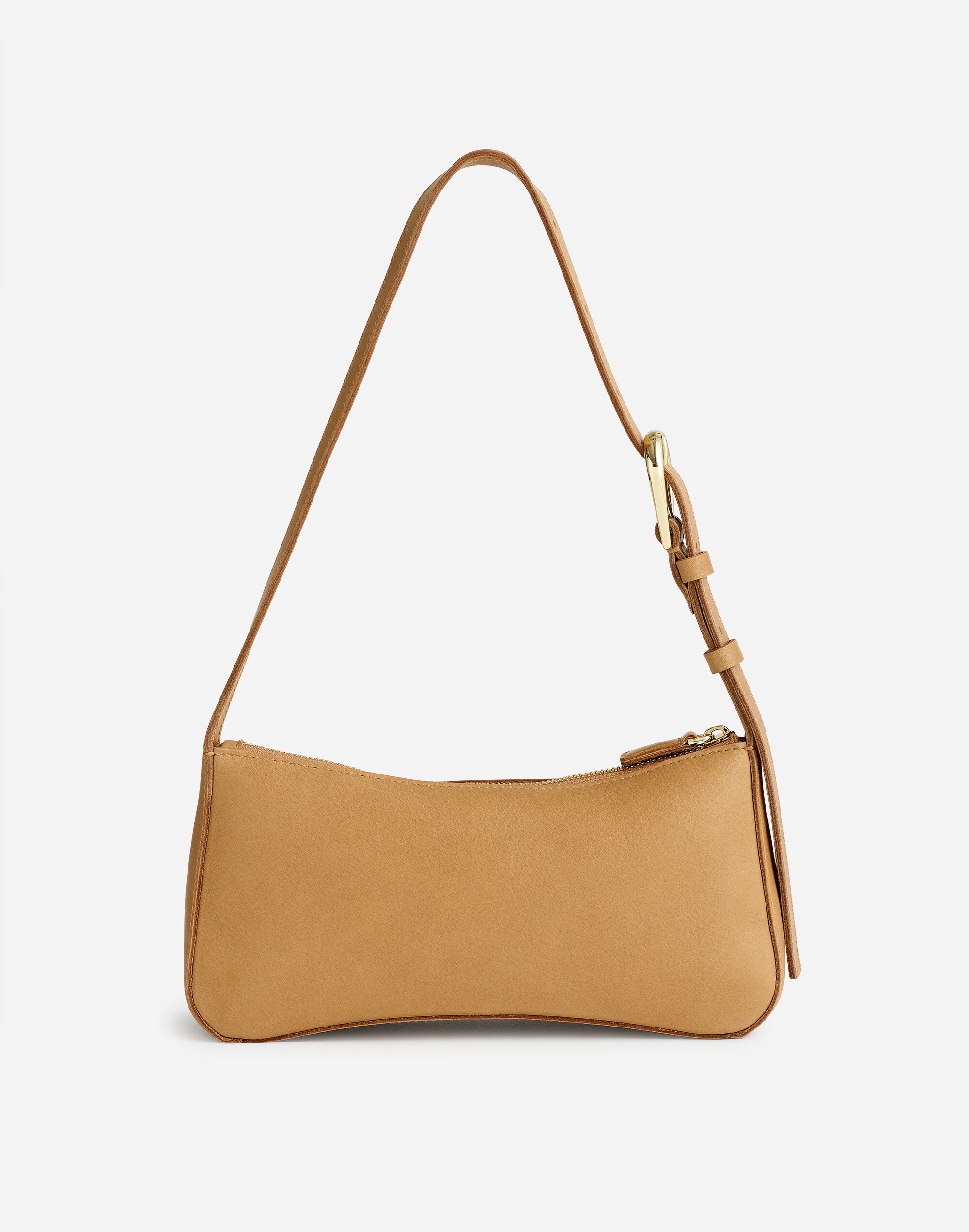 The Sculptural-Buckle Shoulder Bag