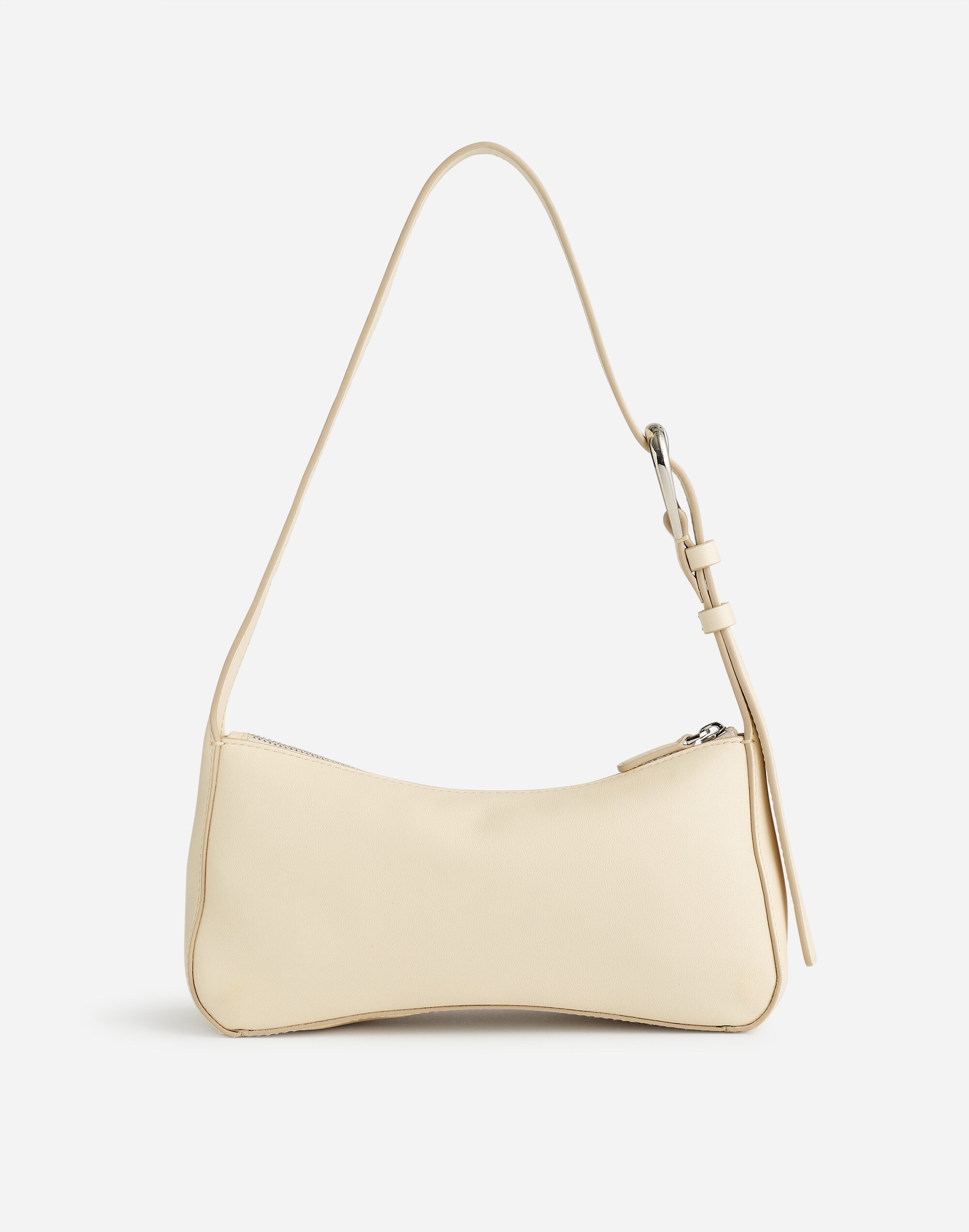 The Sculptural-Buckle Shoulder Bag
