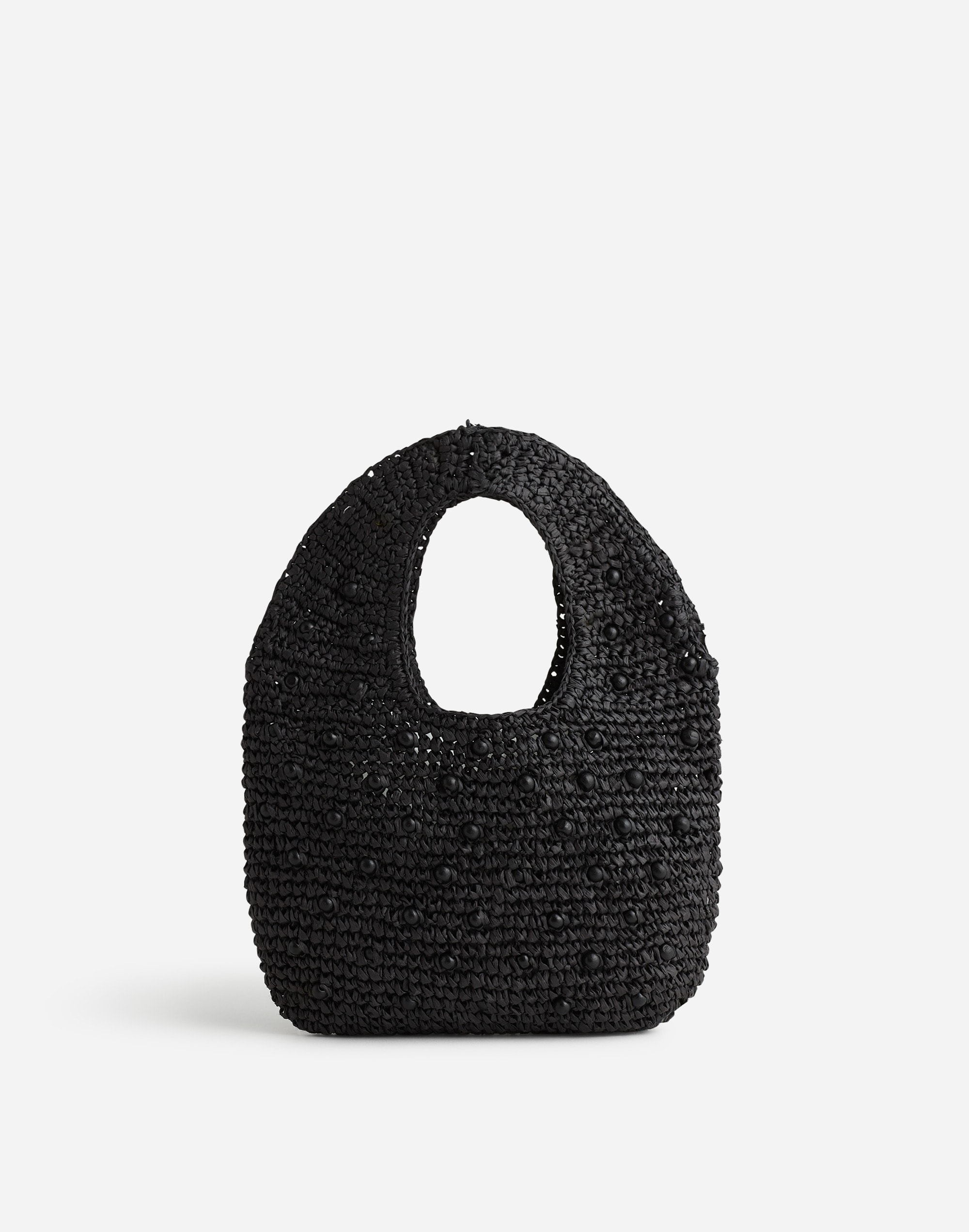 The Micro Bag in Embellished Straw