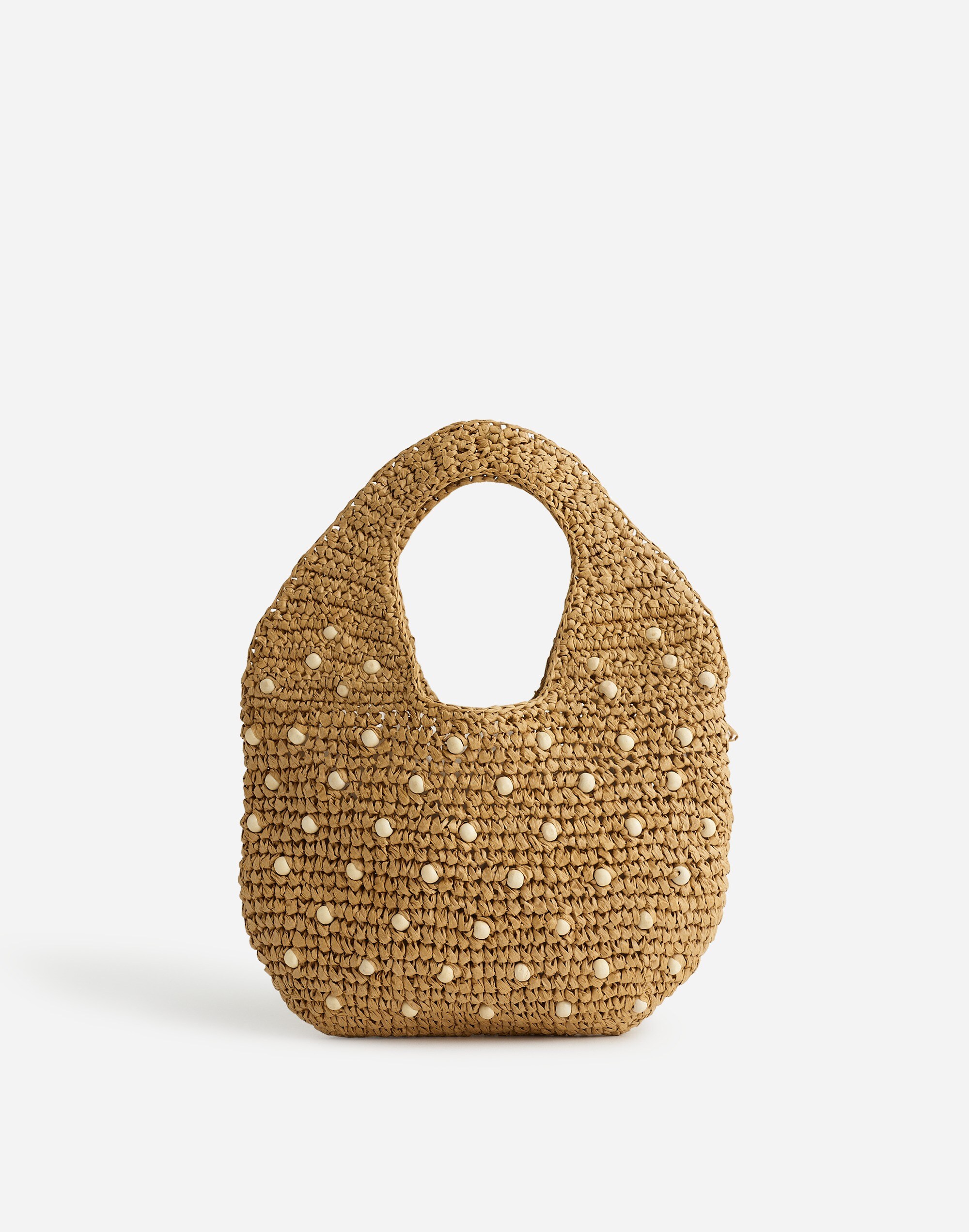 the micro bag in embellished straw