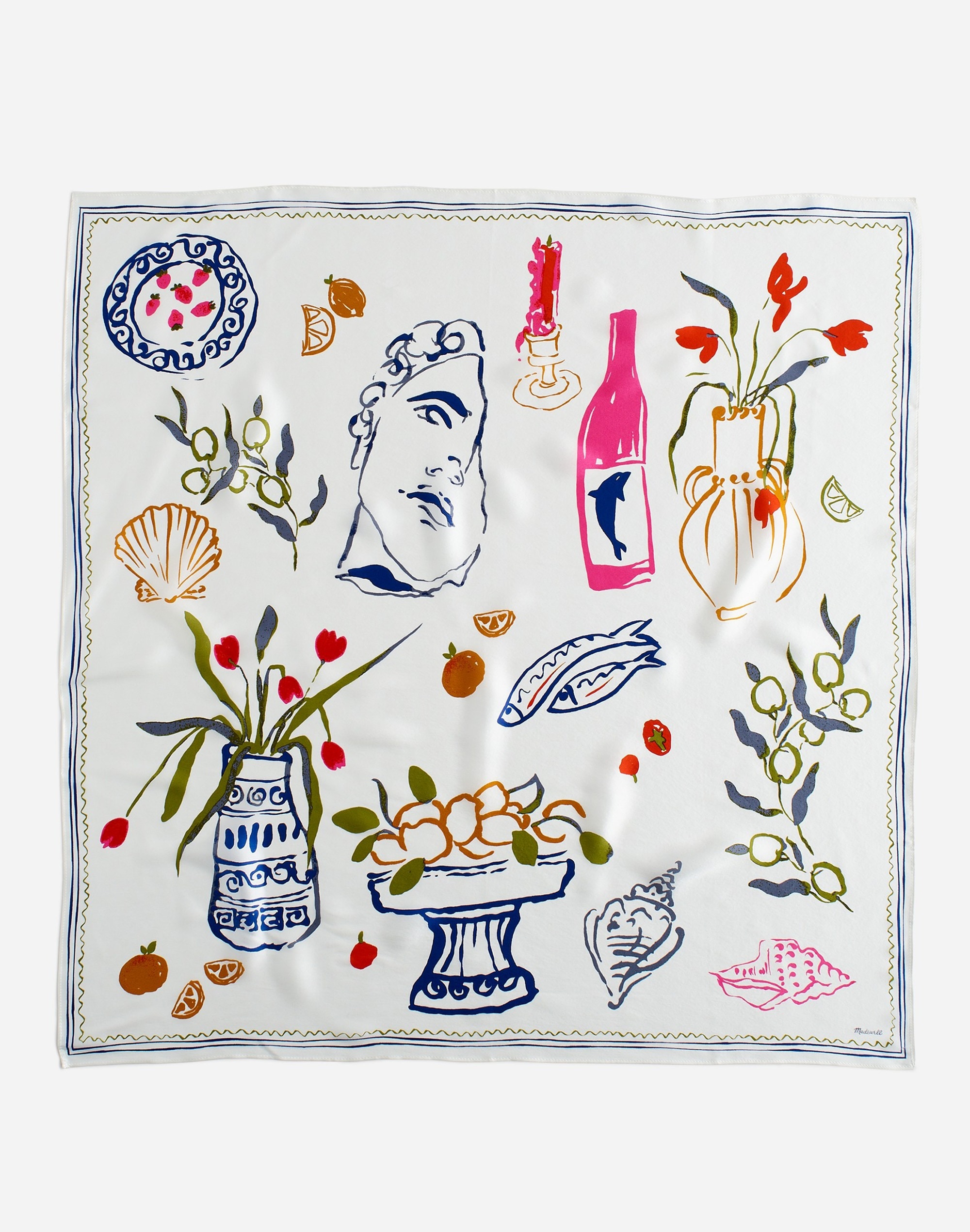 Madewell x Lisa Says Gah! Medium Silk Bandana